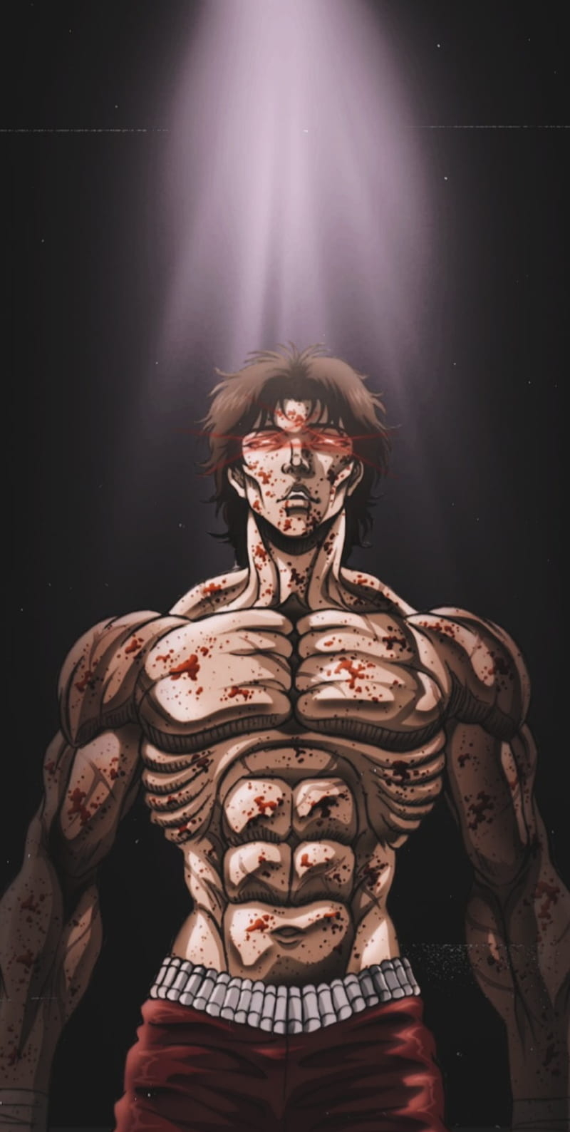 800x1590 anime muscle Wallpaper, Phone