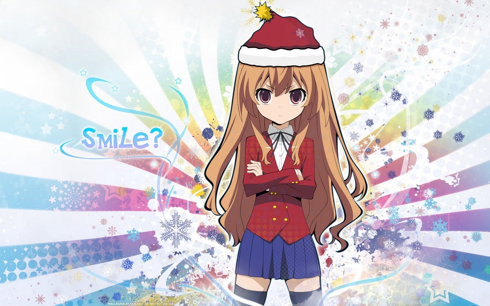 1600x1000 Cute Anime Girl Christmas Wallpaper HD, Desktop