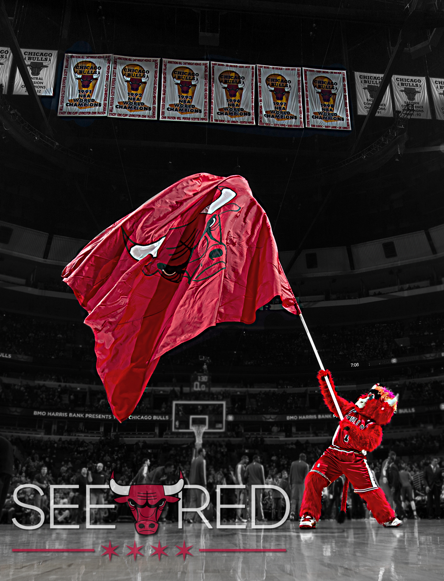 1540x2010 SEE RED. Chicago Bulls Playoffs, Phone