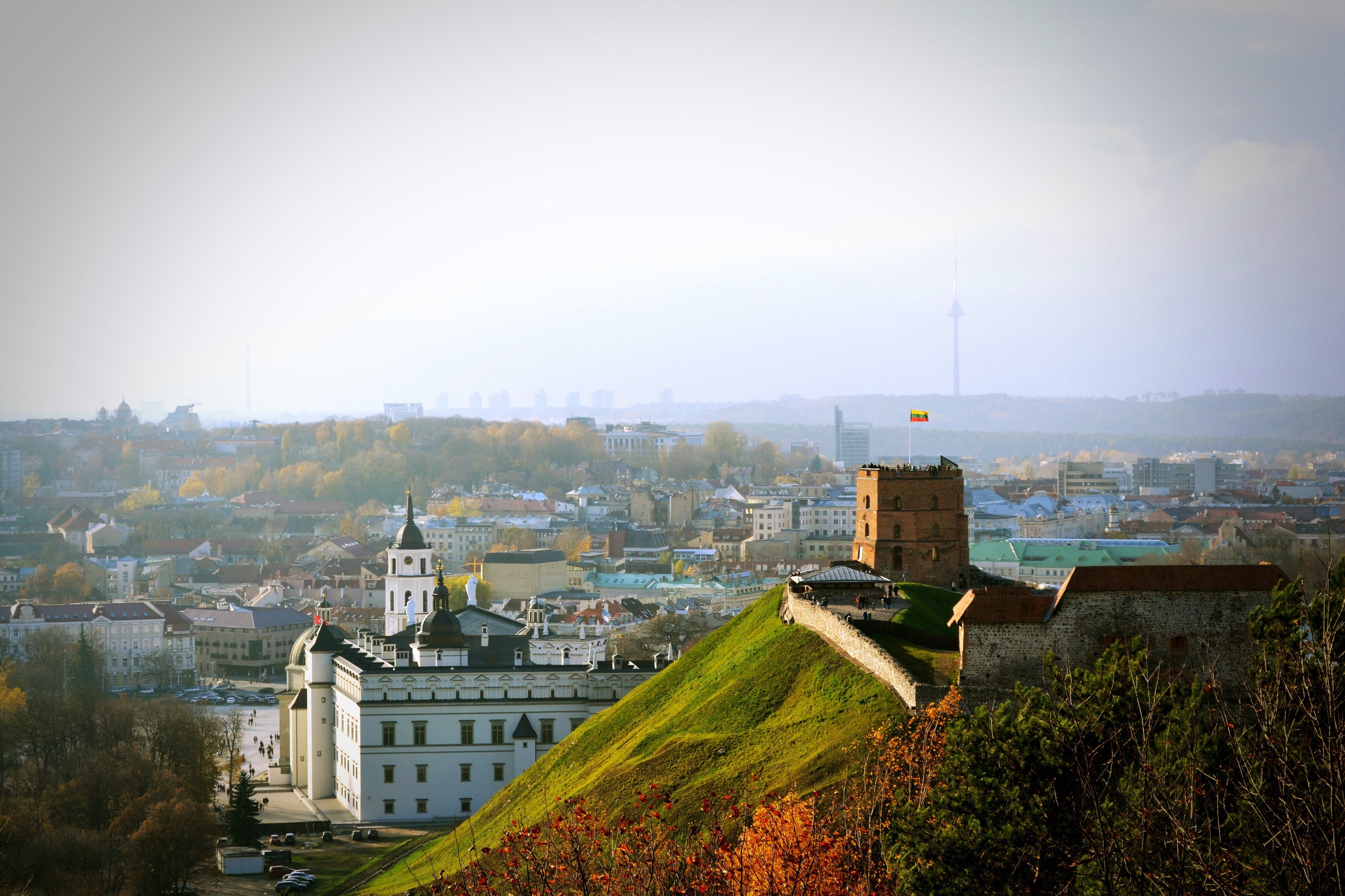 4610x3080 Lithuania Vilnius Cities Cityscapes Morning Point Of View, Desktop