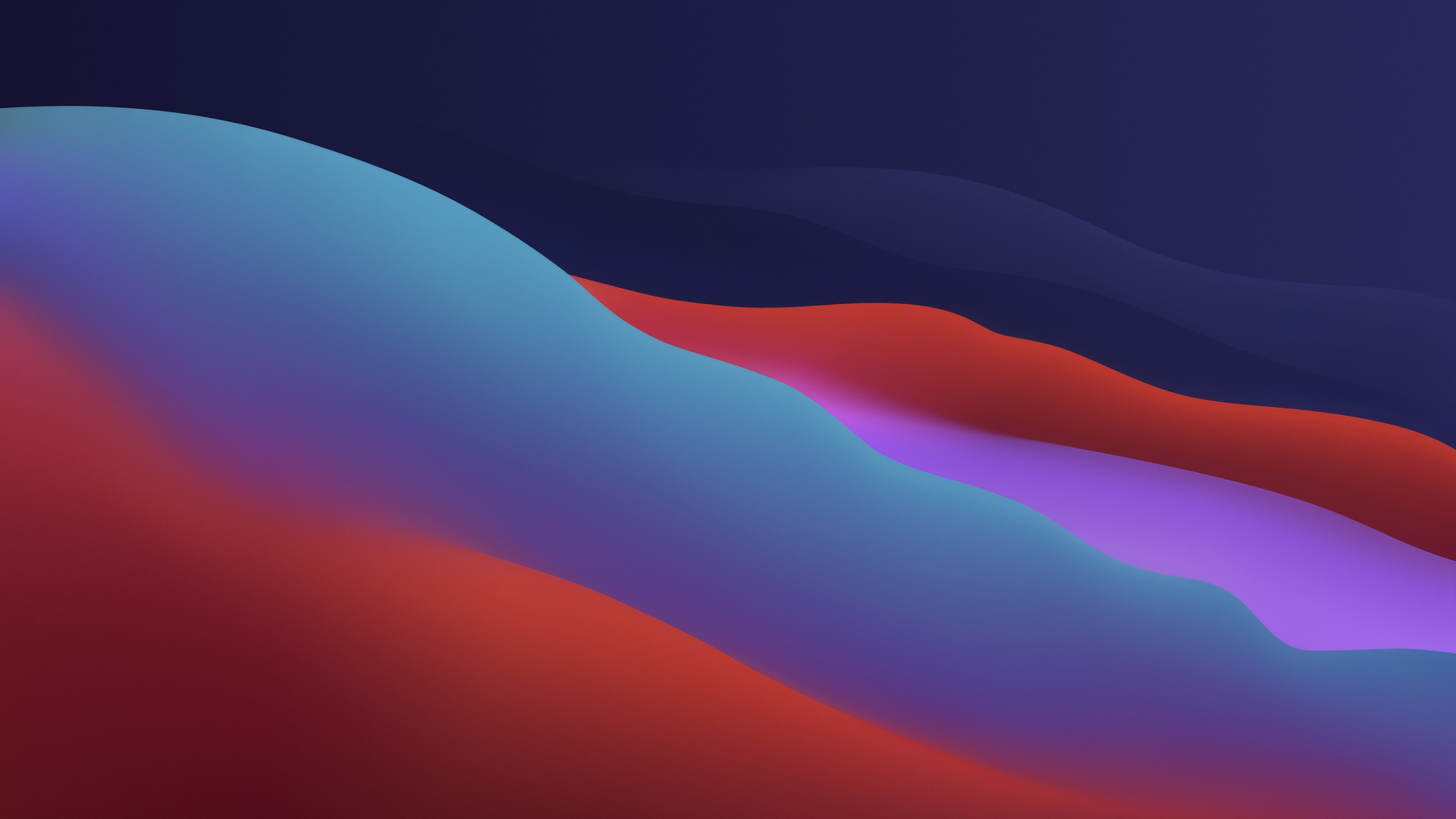 5120x2880 macOS Big Sur Wallpaper 4K, Apple, Layers, Fluidic, Colorful, Dark, WWDC, Gradients, Desktop