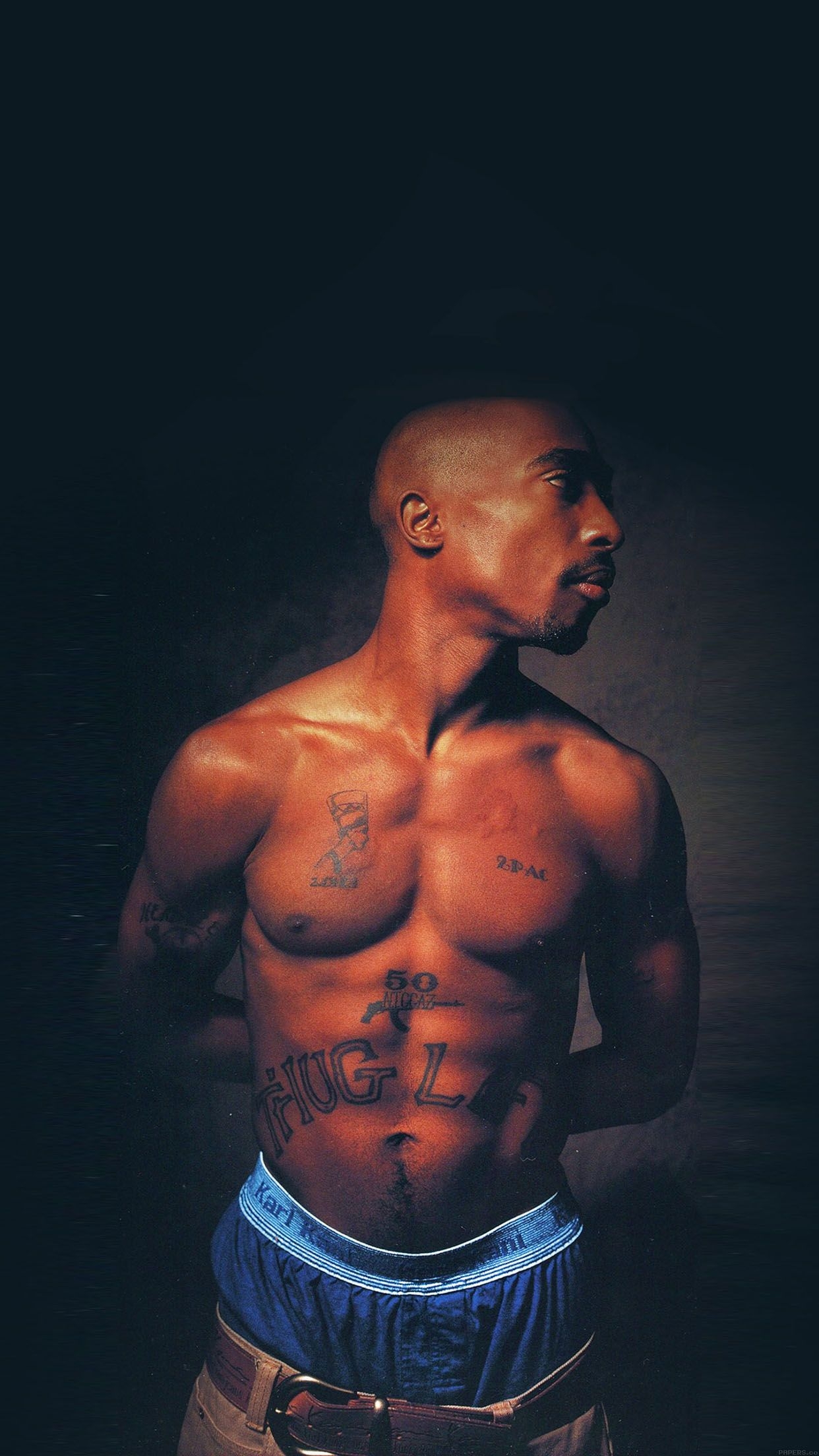 1250x2210 Wallpaper Tupac Image, Phone