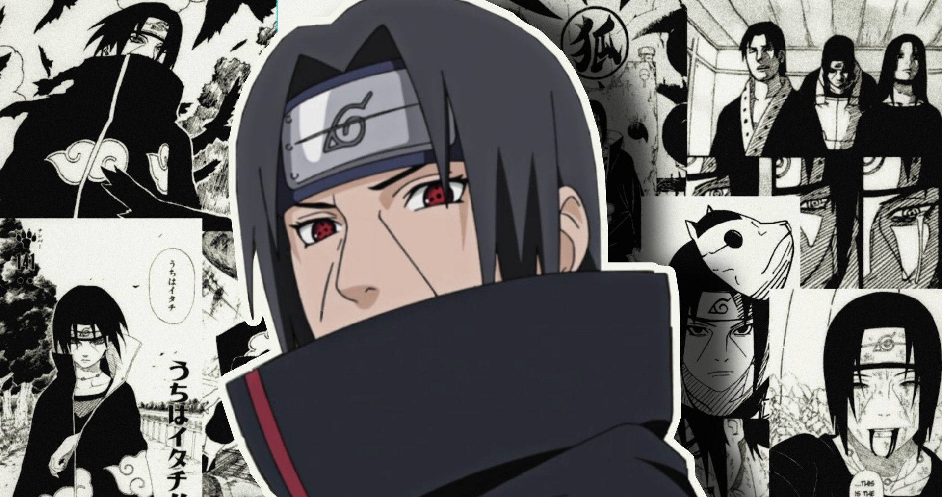 1920x1020 Download Uchiha Itachi Of Akatsuki Manga Panel Wallpaper, Desktop