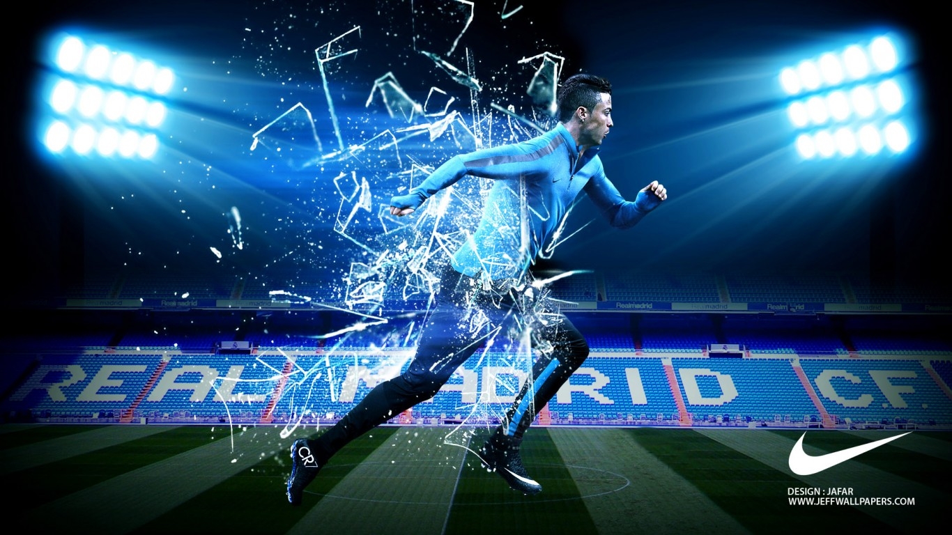 1370x770 Free download Download Cristiano Ronaldo 3D Nike Shoes CR7 Desktop Wallpaper Search [] for your Desktop, Mobile & Tablet. Explore Nike 3D Wallpaper. Wallpaper Of Nike, Nike Wallpaper, Pink Nike Wallpaper, Desktop