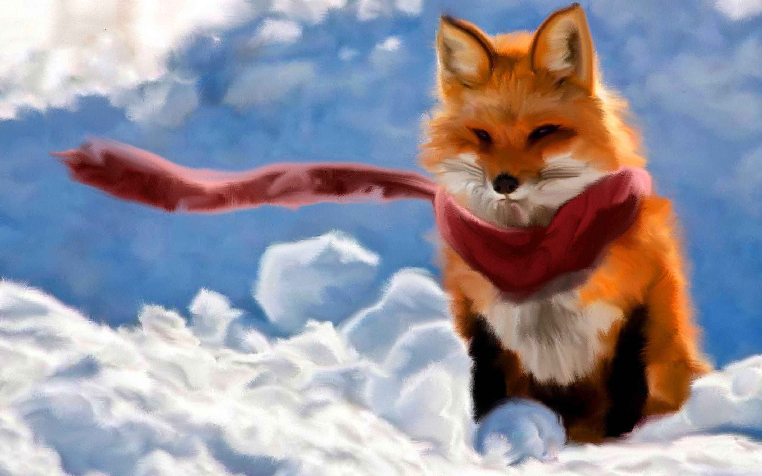 2880x1800 Kawaii Fox Wallpaper, Desktop