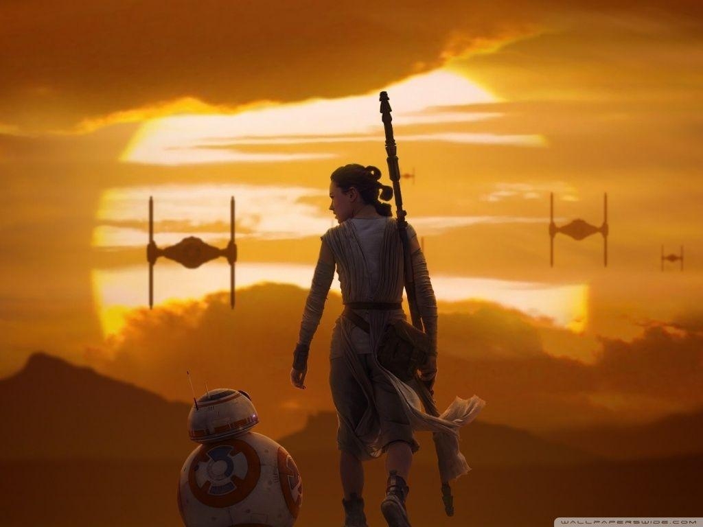 1030x770 Rey BB 8 Star Wars The Force Awakens HD desktop wallpaper, Desktop