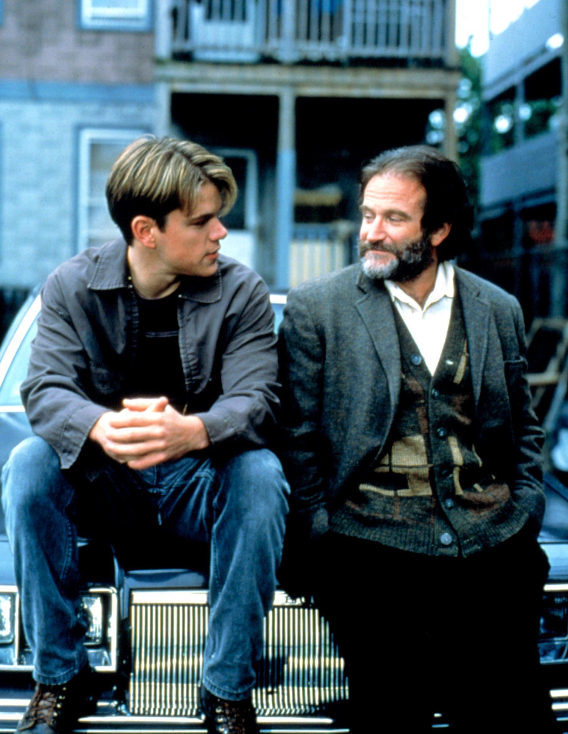 1820x2340 Matt Damon and Robin Williams in Ben Affleck & Matt Damon's Good, Phone