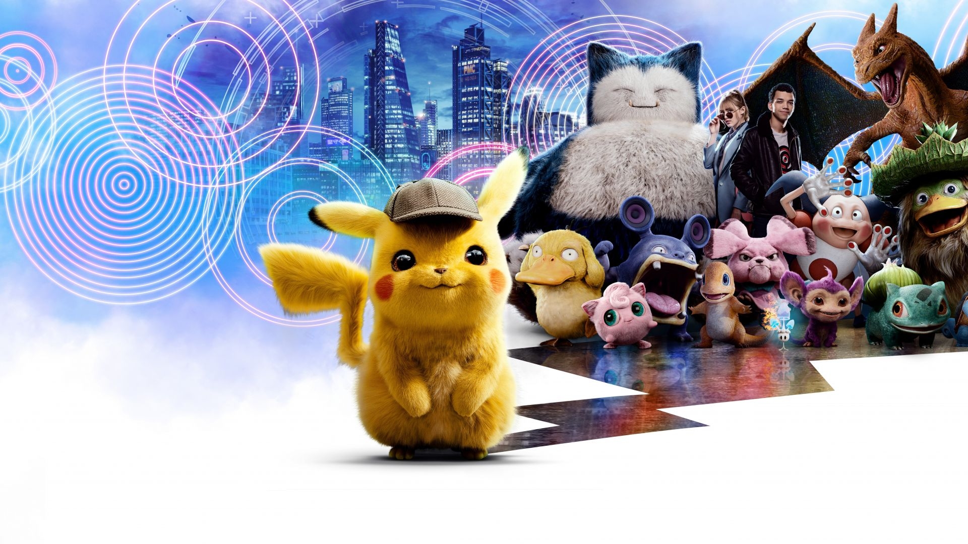 1920x1080 Wallpaper movie, pokémon detective pikachu, pokemon desktop wallpaper, HD image, picture, background, 7811b7, Desktop