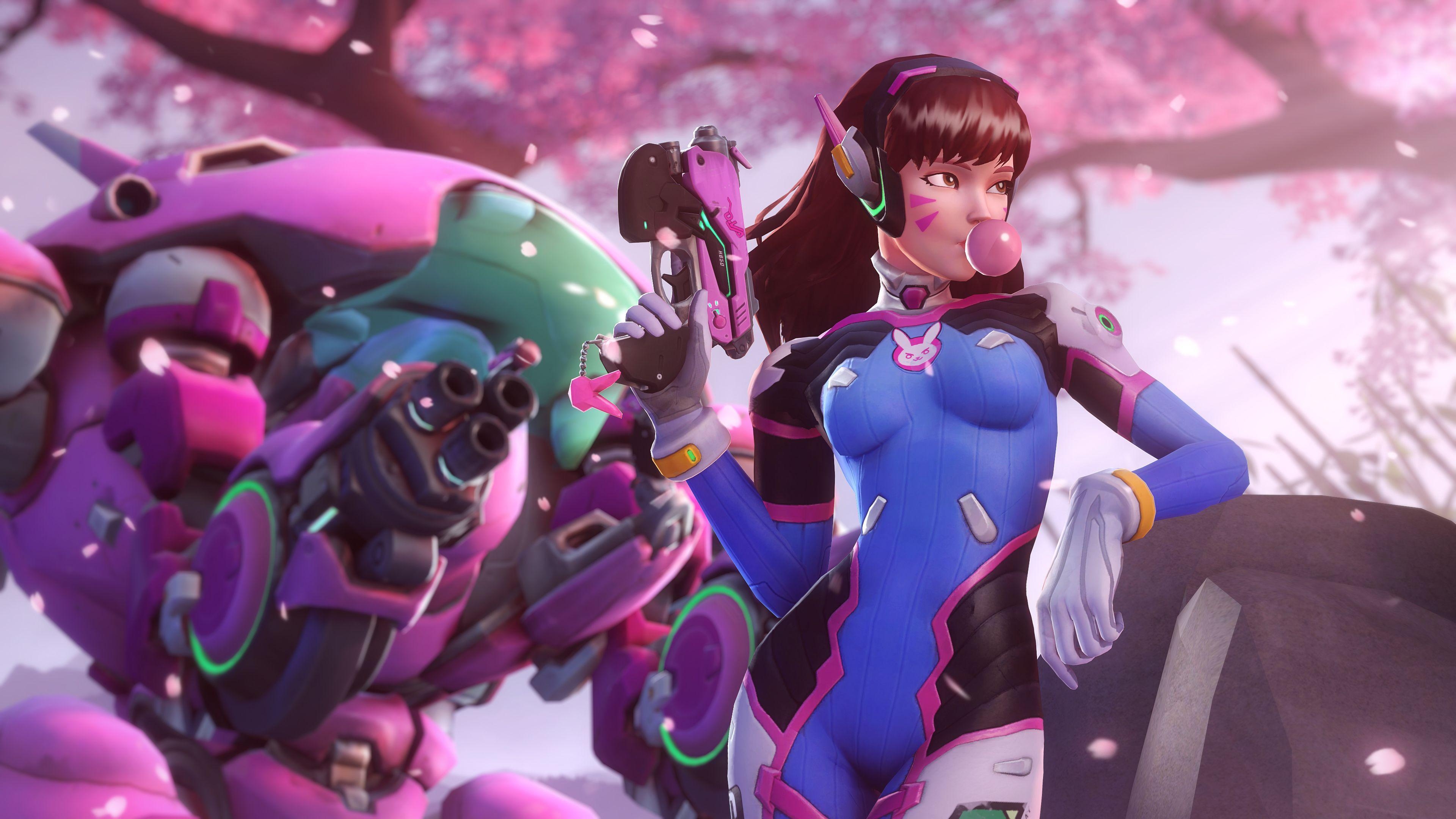 3840x2160 D.Va (Overwatch) HD Wallpaper and Background Image, Desktop