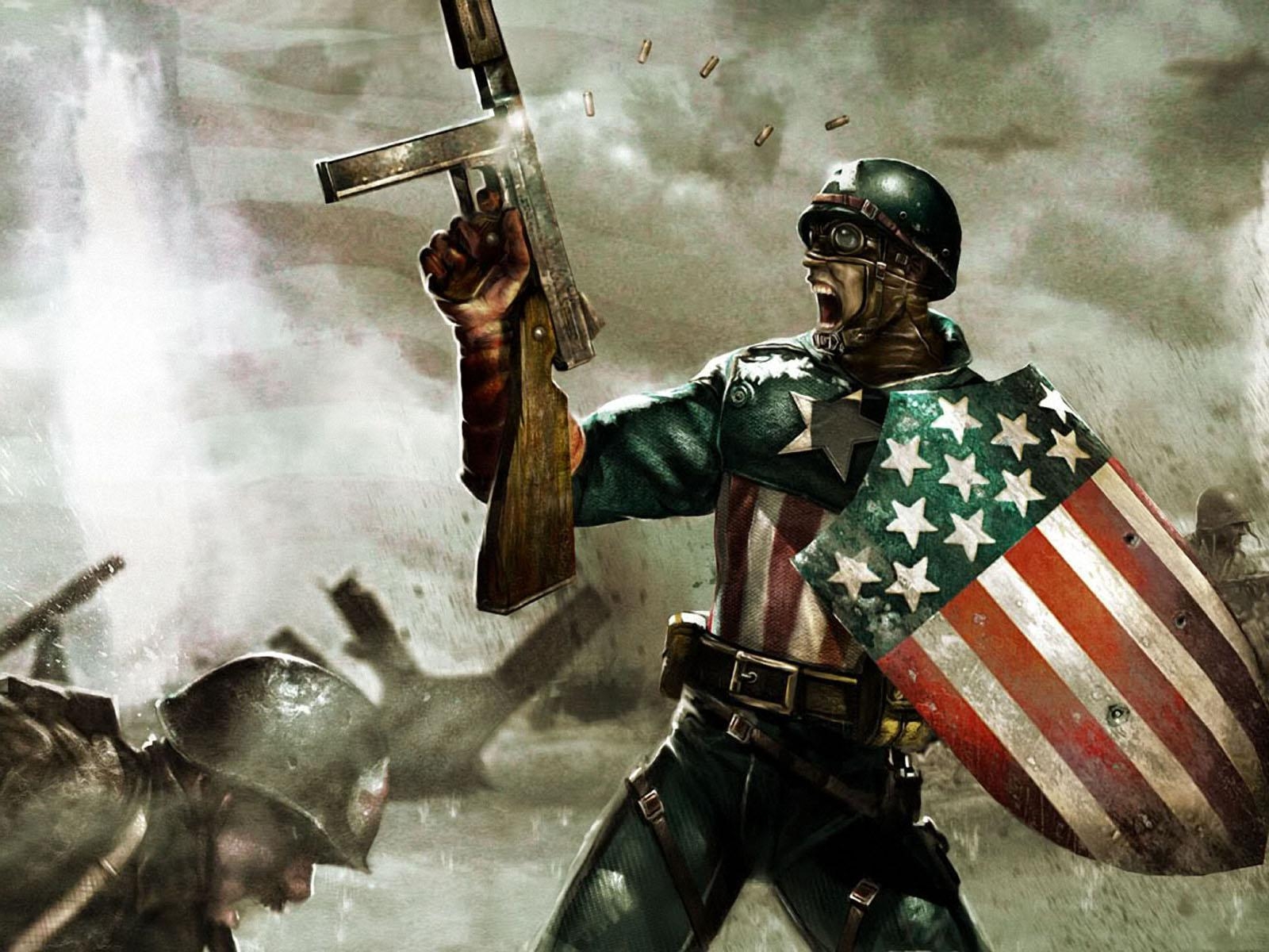 1600x1200 Captain America Wallpaper, Captain America The First Avenger, Desktop