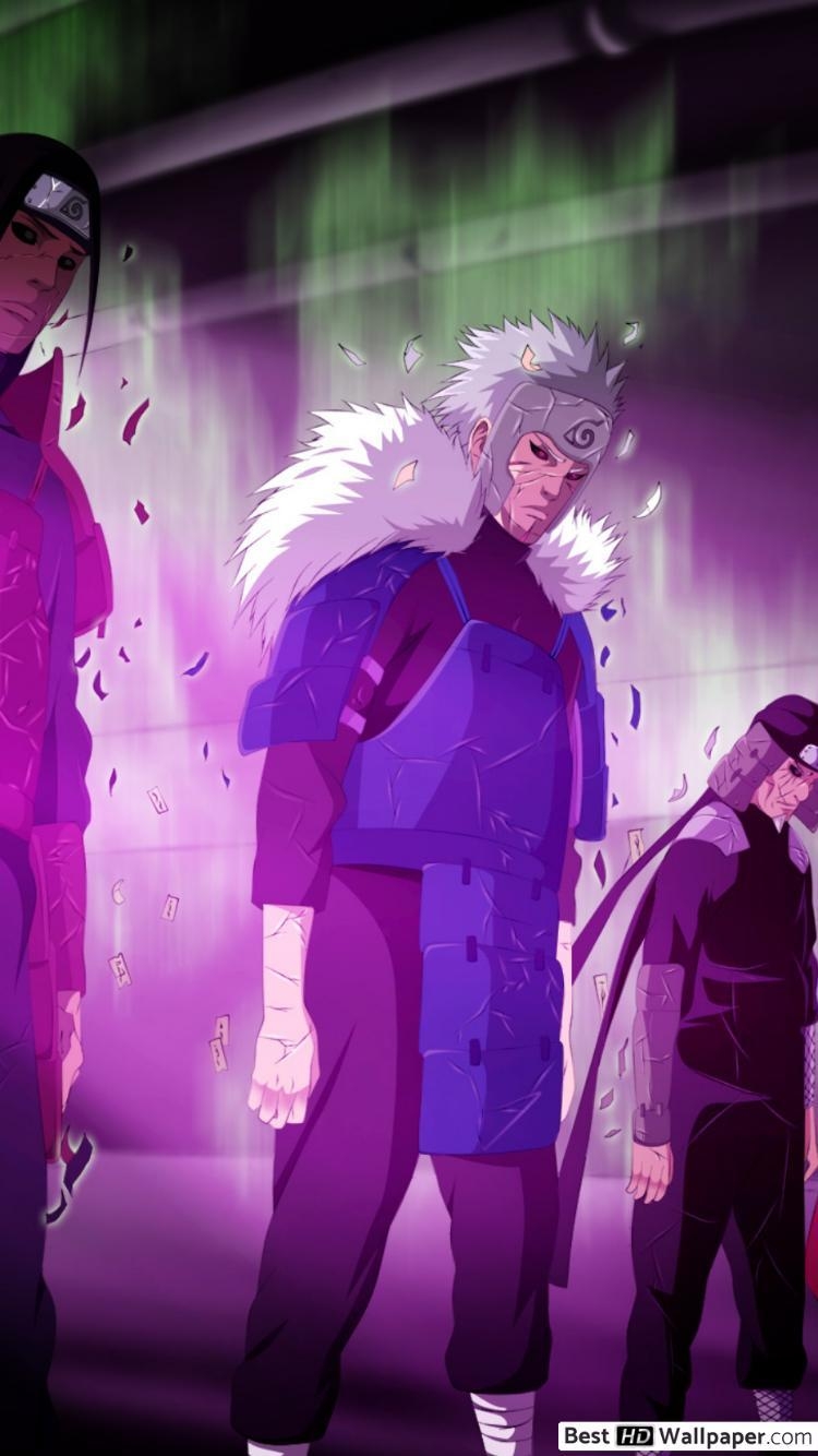 750x1340 Naruto Shippuden Namikaze, Hiruzen Sarutobi, Tobirama, Phone