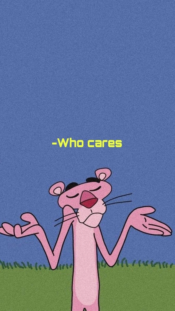 720x1290 Pink panther wallpaper. Funny quotes, Phone