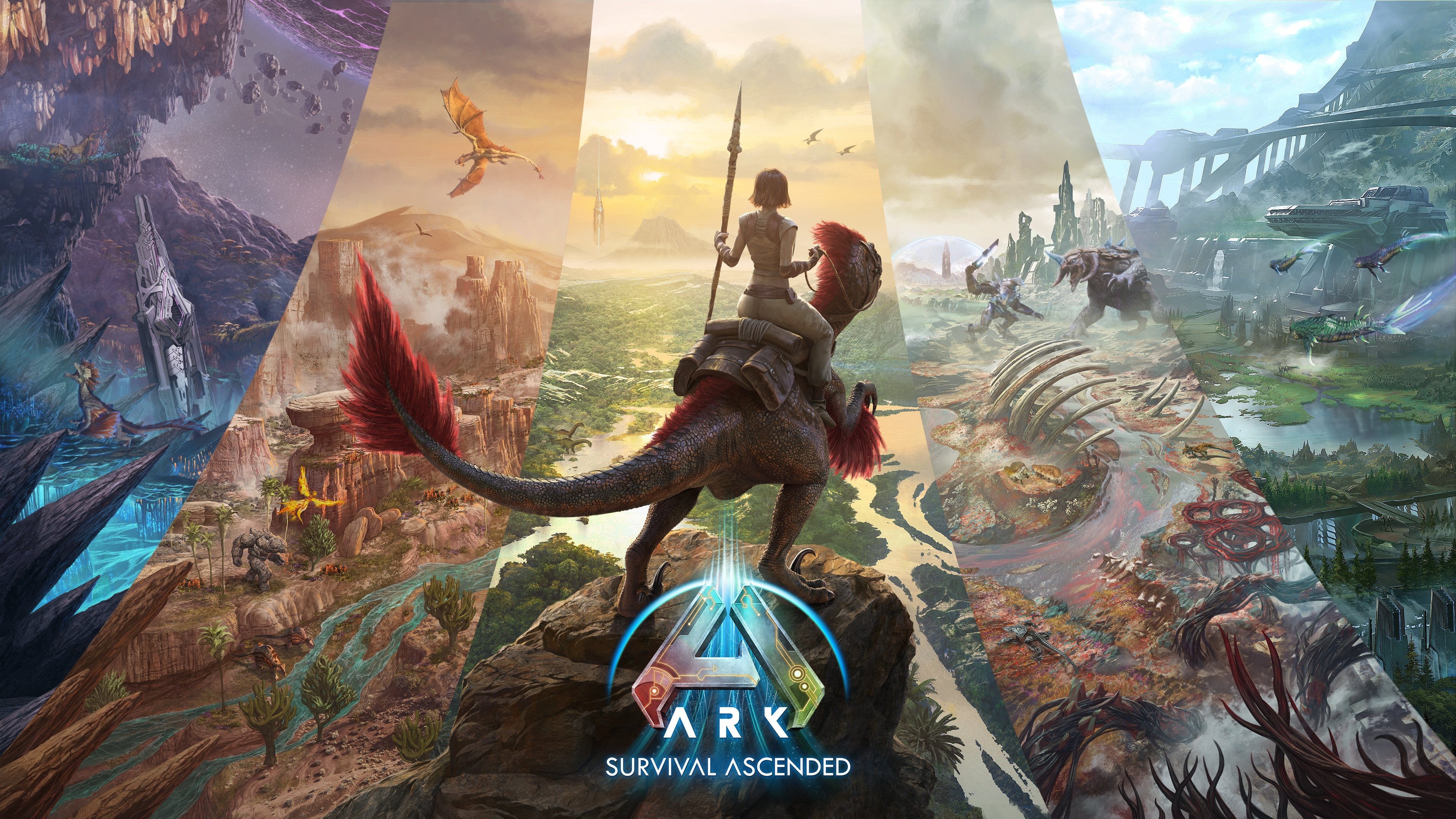 3840x2160 ARK: Survival Ascended Key Art Wallpaper, Desktop