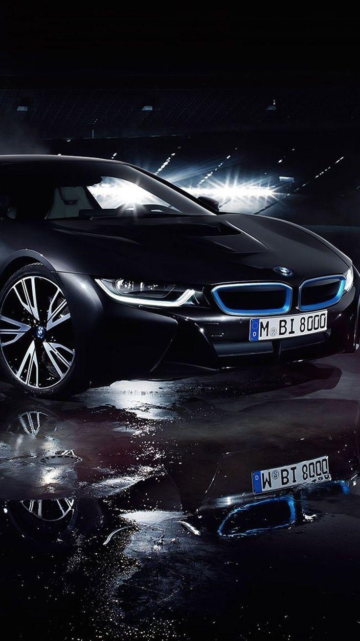 740x1310 Awesome BMW: Black BMW i8 car wallpaper for #iPhone and #Android, Phone