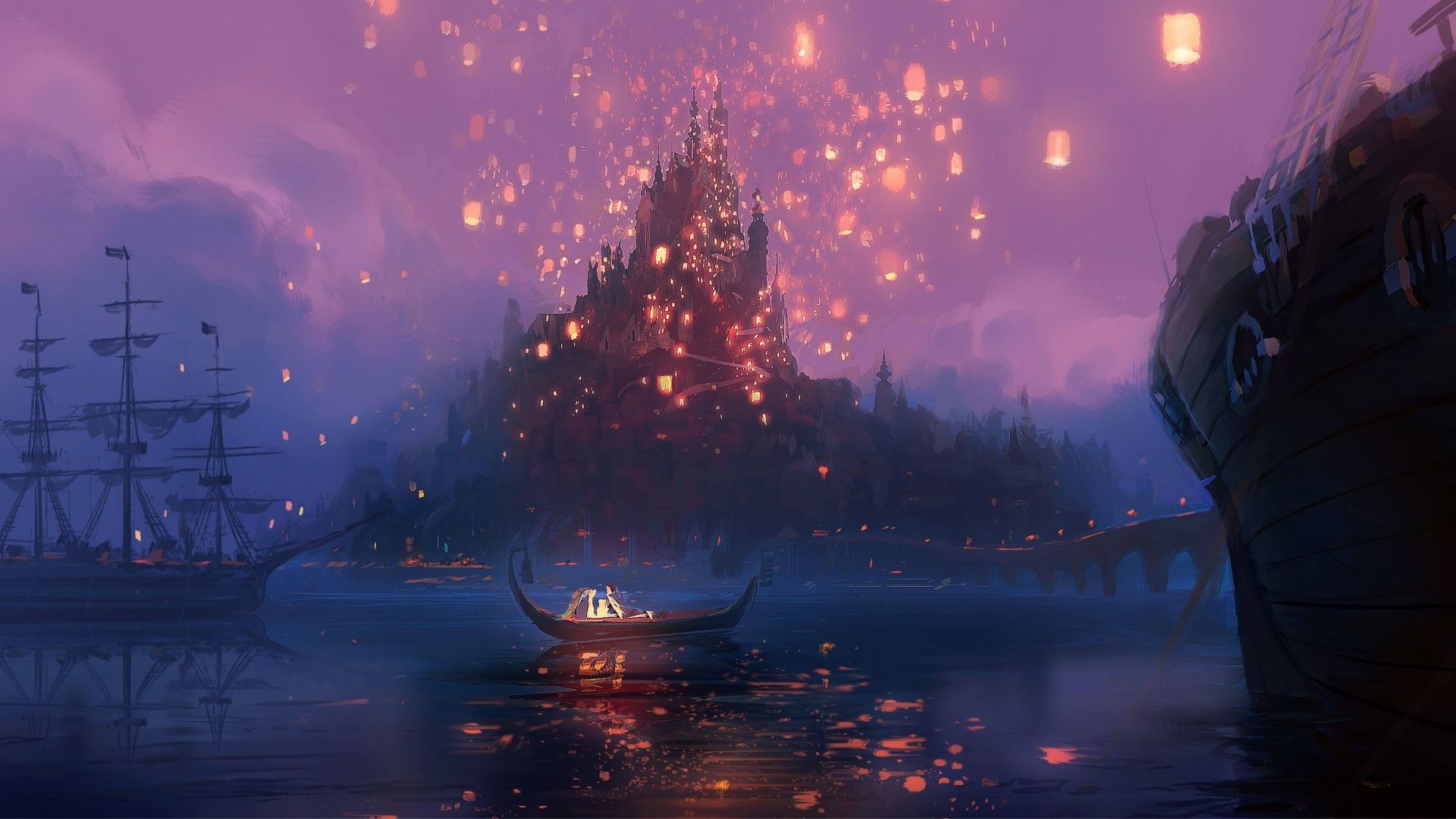 1920x1080 Desktop Wallpaper Tangled, Movie, Digital Art, HD Image, Picture, Background, A0d768, Desktop