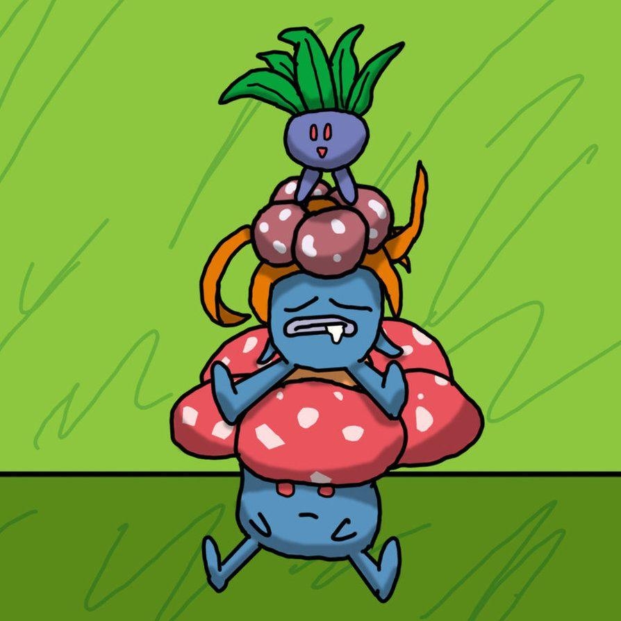 900x900 Oddish, Gloom, Vileplume By Kame Ghost, Phone