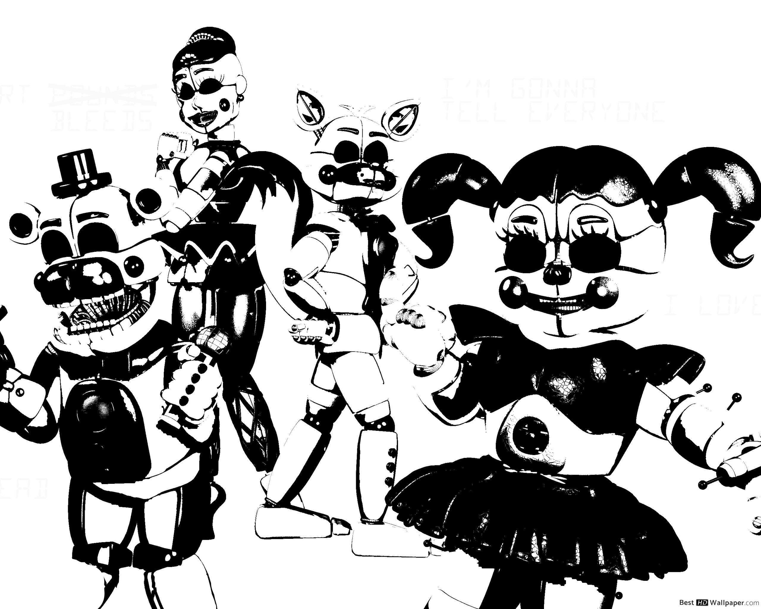 2560x2050 Five Nights at Freddy's Sister Location Society HD wallpaper, Desktop