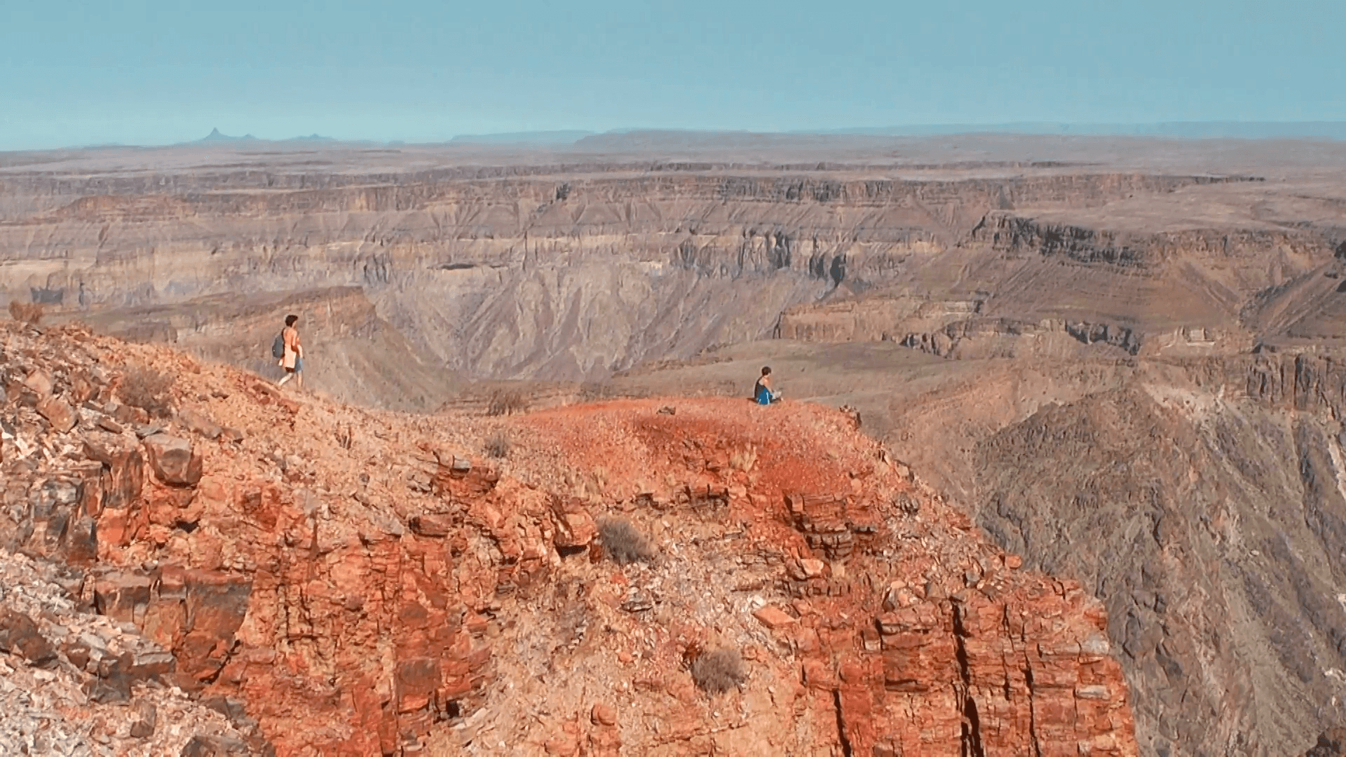 1920x1080 Fish river canyon in namibia africa Stock Video Footage, Desktop