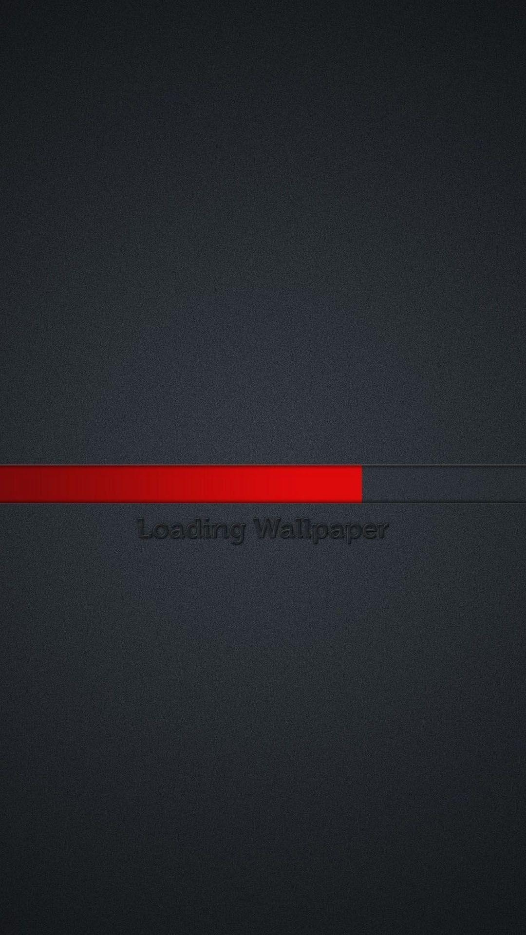 1080x1920 Loading Wallpaper Red Line Grey Background Android Wallpaper free, Phone