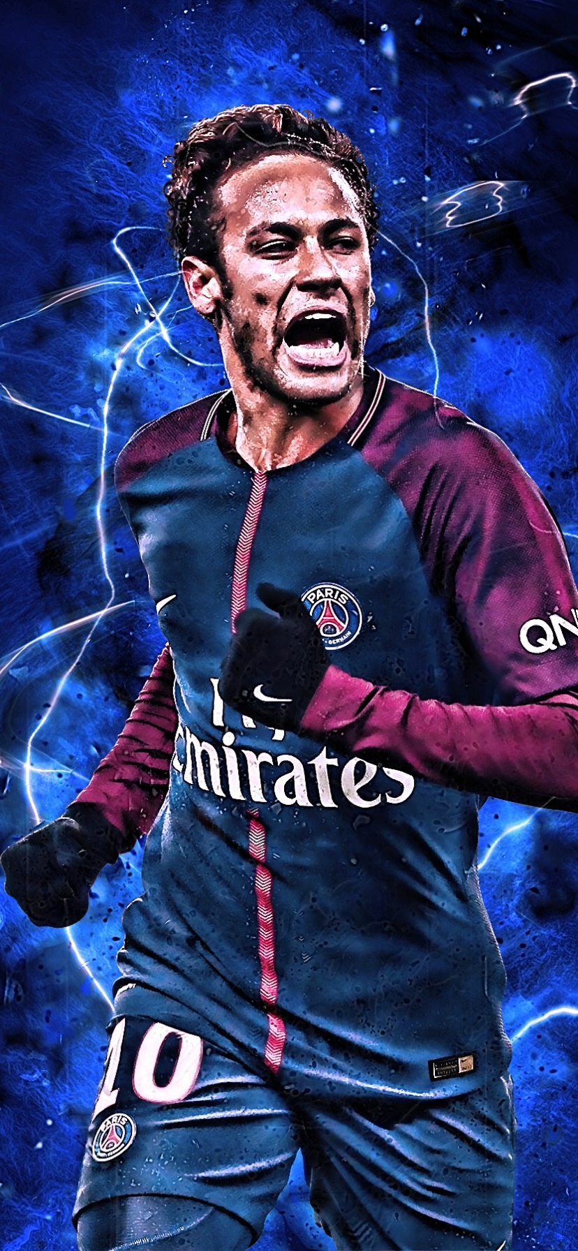 830x1800 Wallpaper / Sports Neymar Phone Wallpaper, Paris Saint Germain F.C., Soccer, Brazilian,  Free Download, Phone