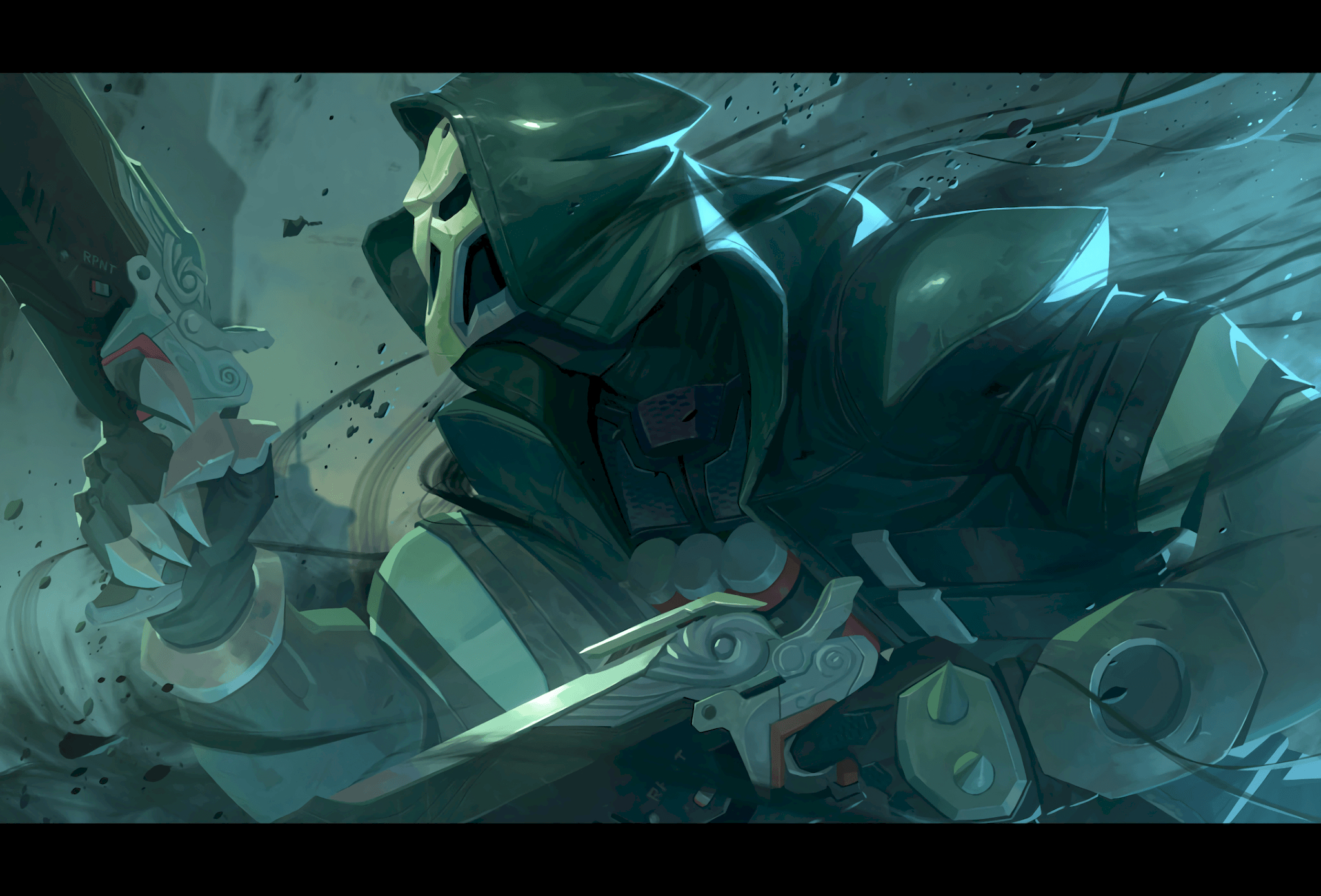 2050x1390 Reaper (Overwatch) HD Wallpaper, Desktop