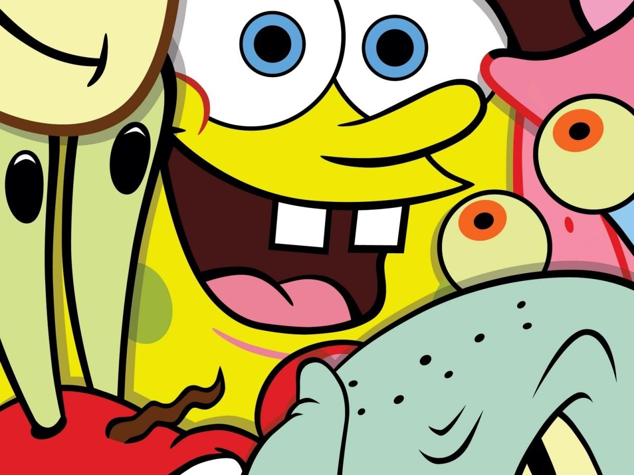 1280x960 Spongebob and Friends Closeup SquarePants Wallpaper, Desktop