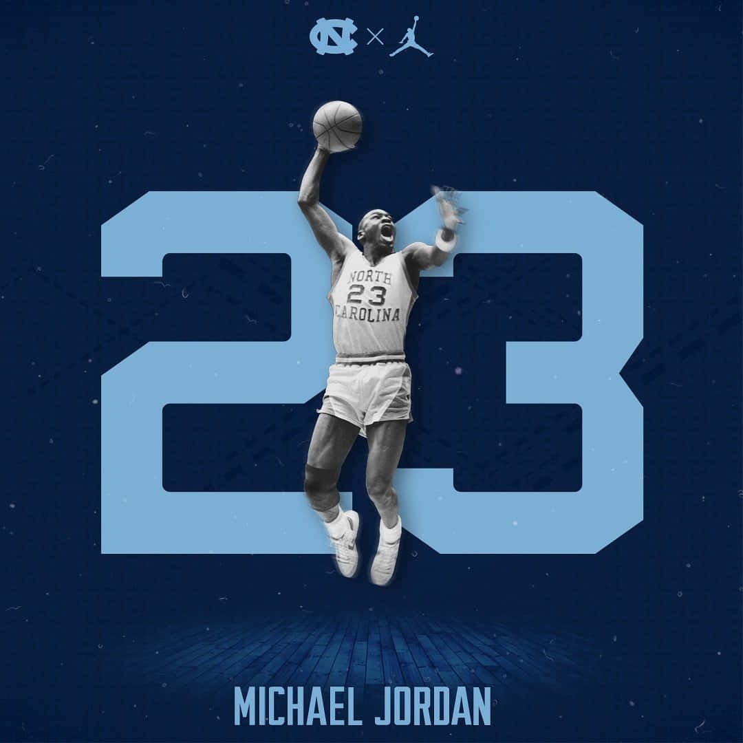 1080x1080 Download Michael Jordan's 23rd Birthday Poster Wallpaper, Phone