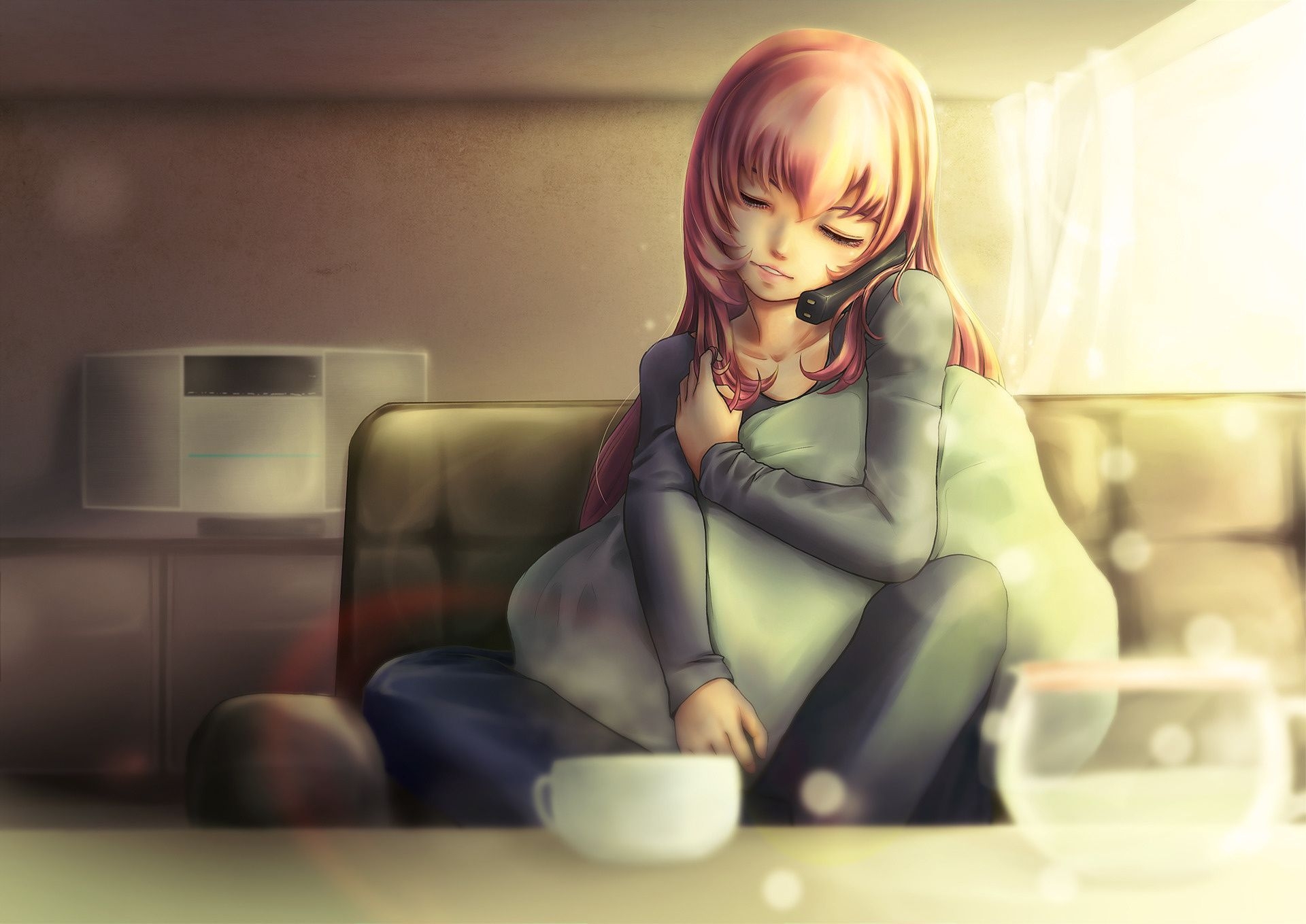 1920x1360 Megurine Luka, Anime, Girl, Blur Single Sad Quotes, Desktop