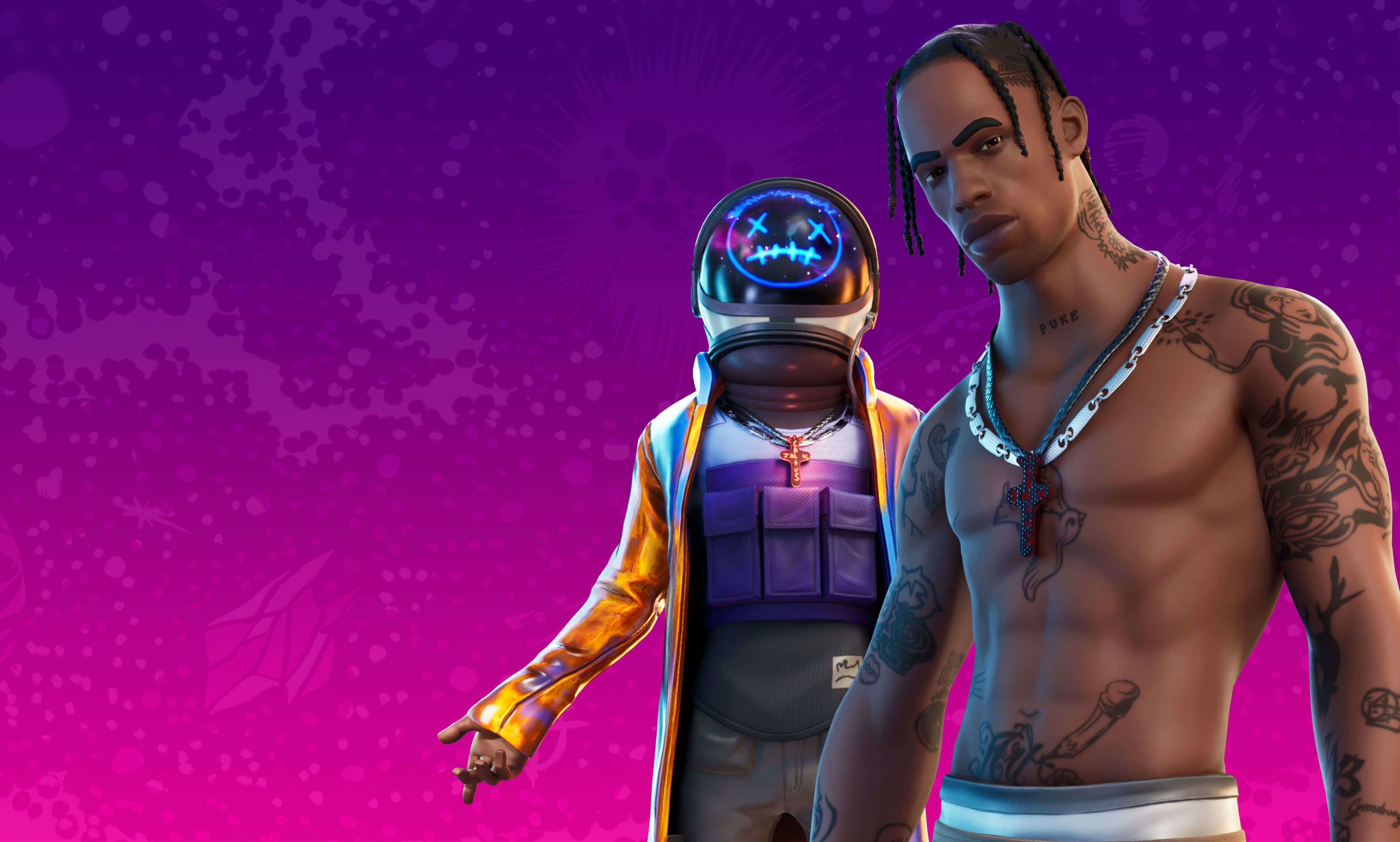 3840x2310 4K Travis Scott Astronomical Fortnite 2 Wallpaper, HD Games 4K Wallpaper, Image, Photo and Background, Desktop