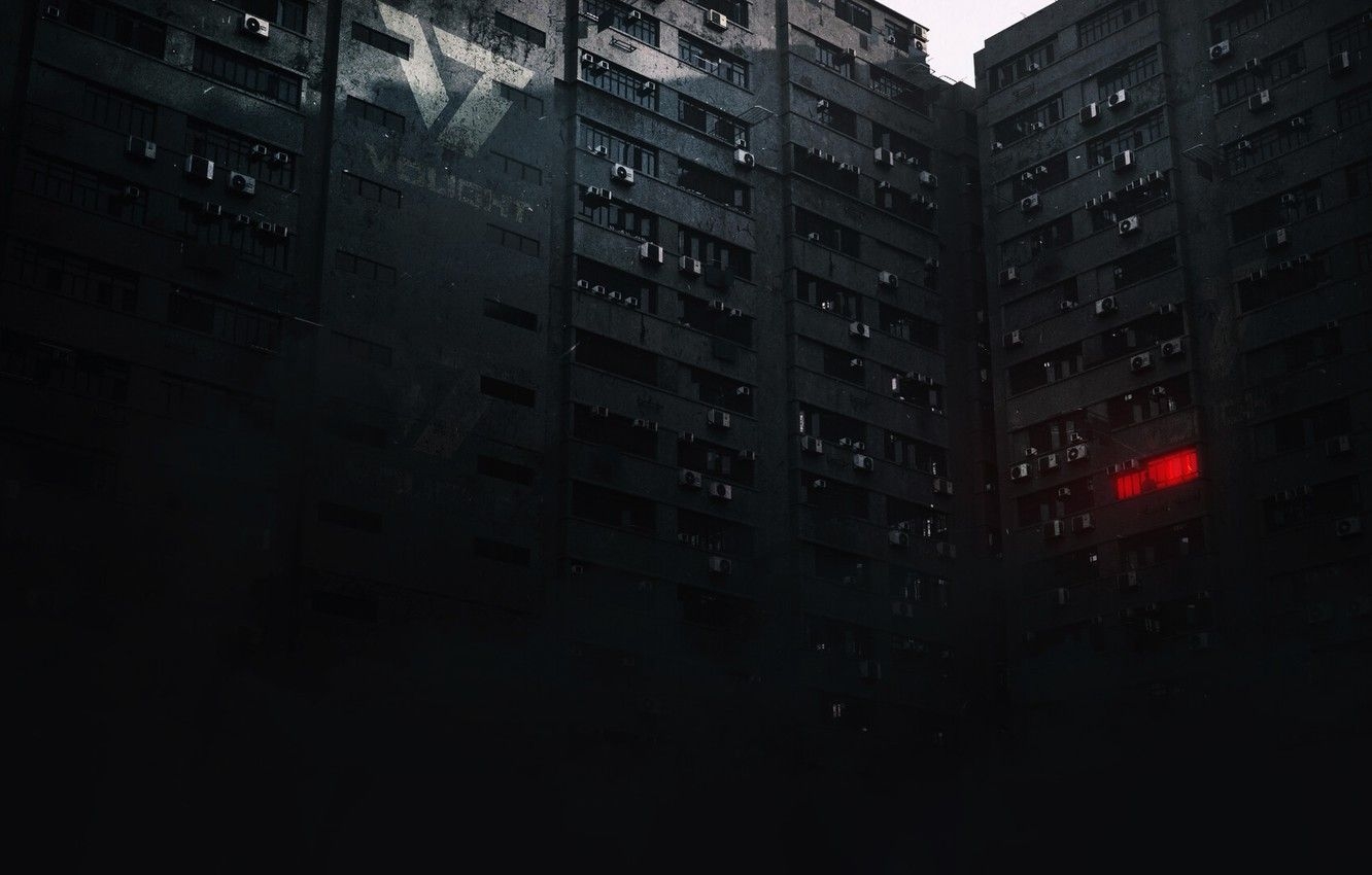 1340x850 Wallpaper The building, Render, Rendering, Concept Art, Boys, The Boys, Homelander, by Asim Salman, Asim Salman, Hollander, Seven, Brutalist image for desktop, section рендеринг, Desktop