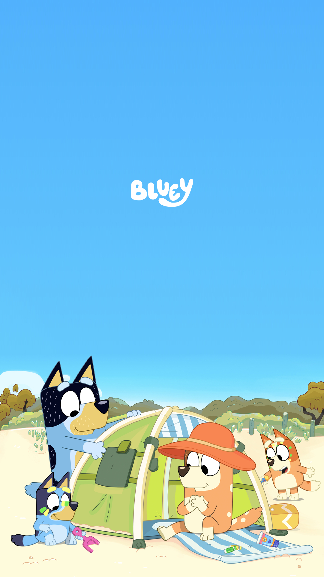 1080x1920 Bluey wallpaper for your phone, Phone