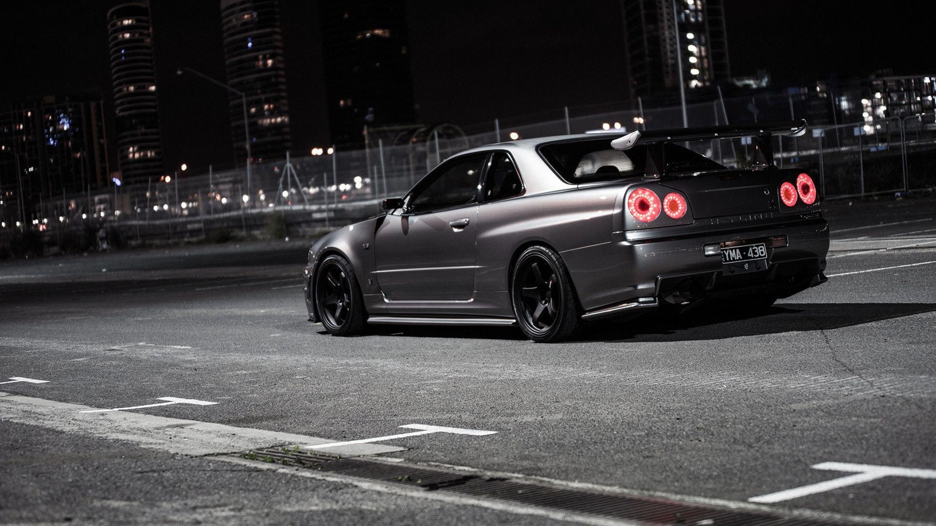 1920x1080 Nissan, Skyline, GTR, City, Night. Free HD wallpaper, Desktop