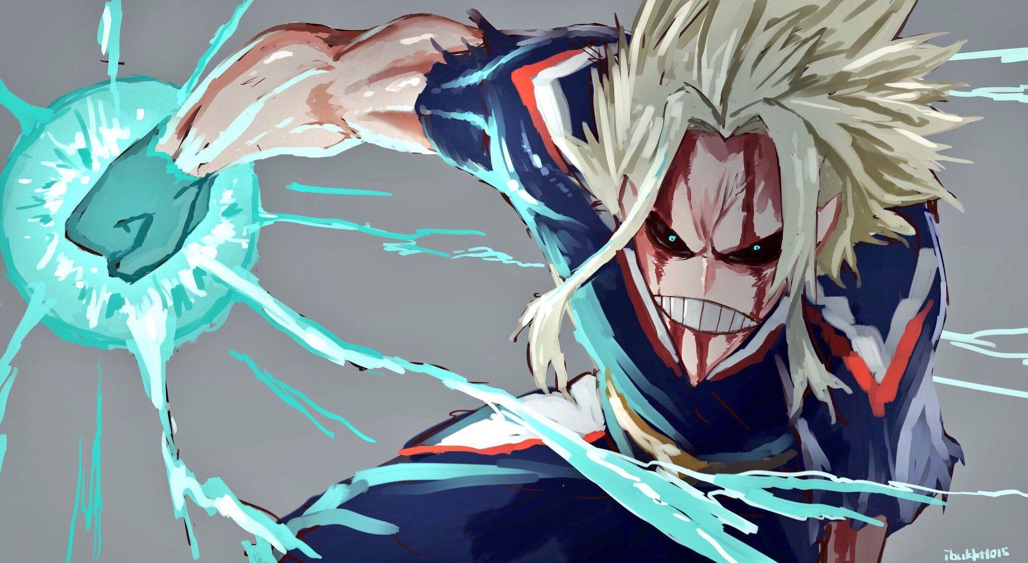 2050x1130 Anime, My Hero Academia, Blood, All Might Wallpaper, Desktop