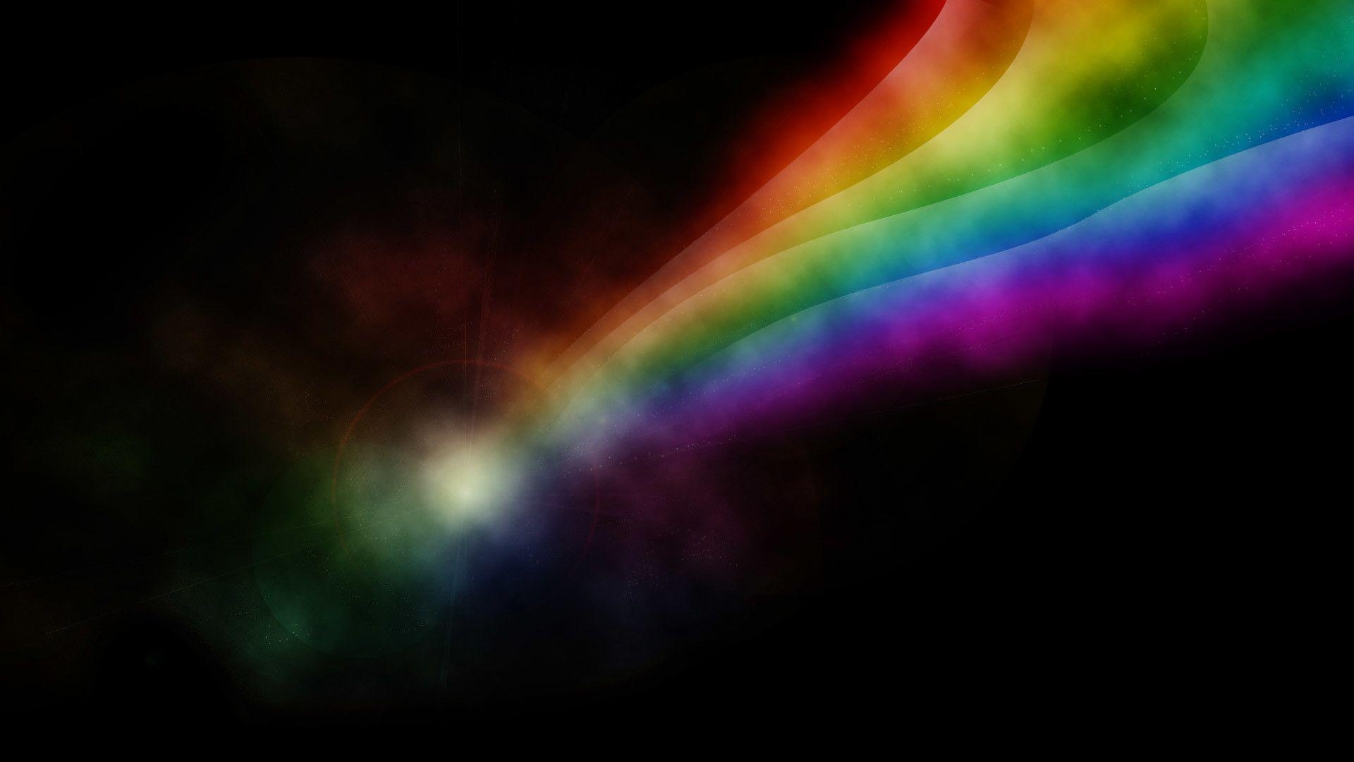 1920x1080 Aesthetics Background Rainbow, Desktop