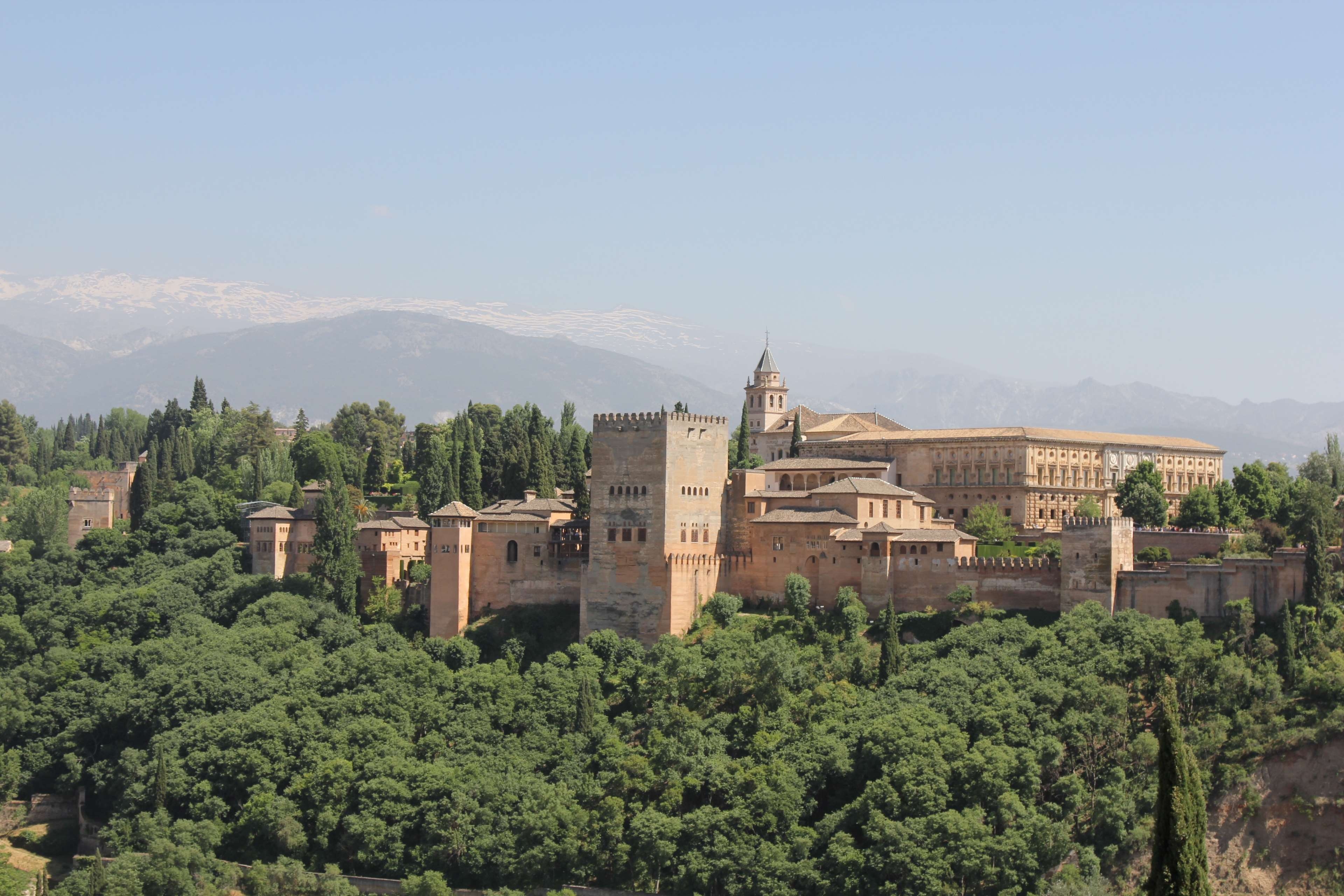 3840x2560 alhambra, granada, nature, spain, summer 4k wallpaper and background, Desktop