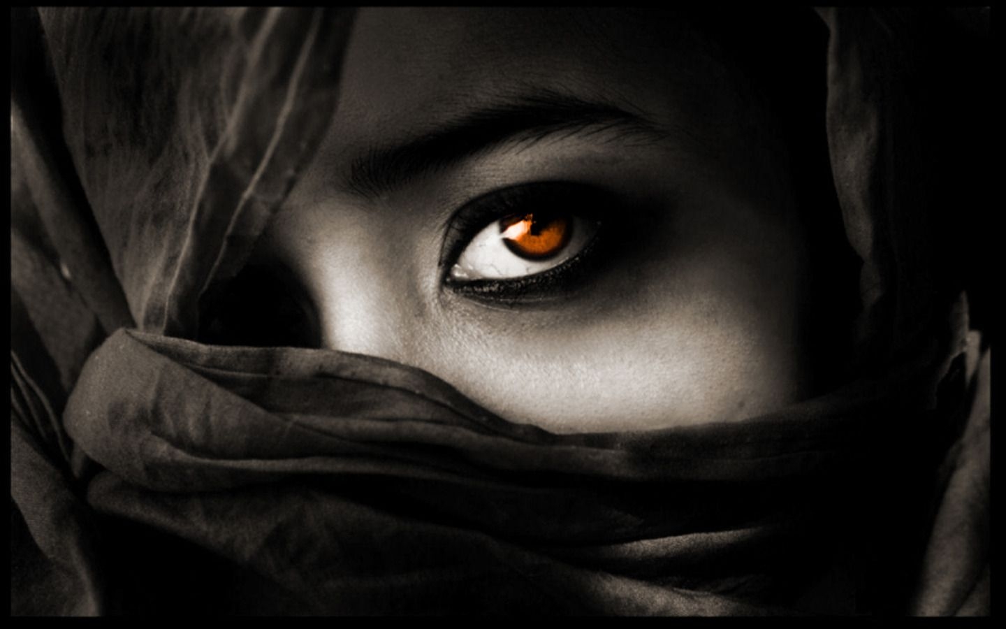 1440x900 Free download Most beautiful eyes of Arab Muslim girls wallpaper, Desktop