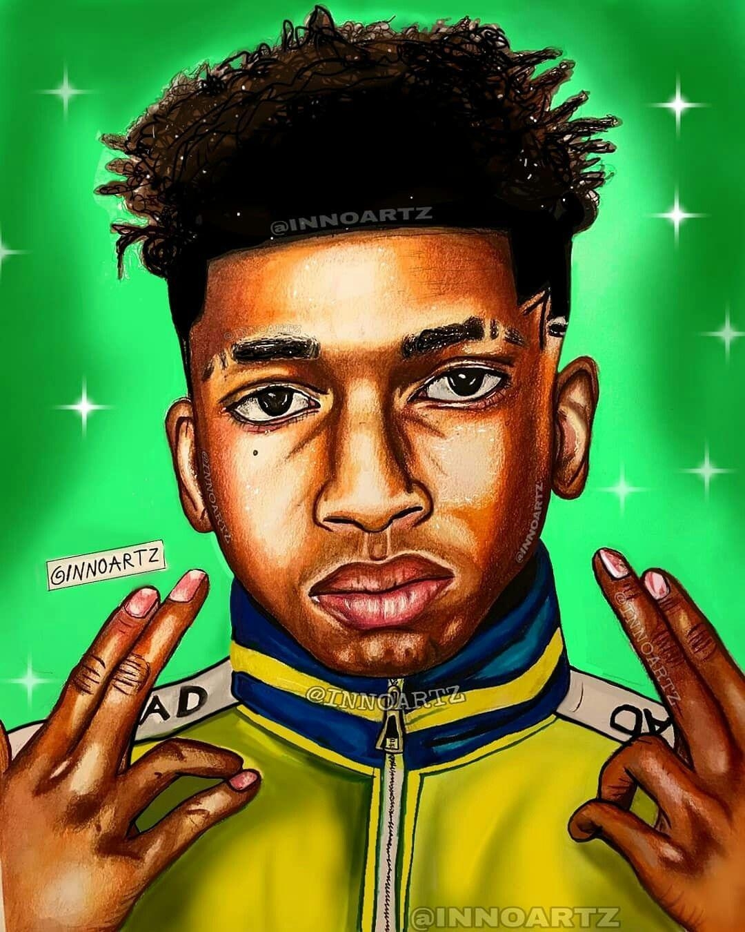 1080x1350 NLE Choppa Art. Rapper art, Rapper style, Trap art, Phone