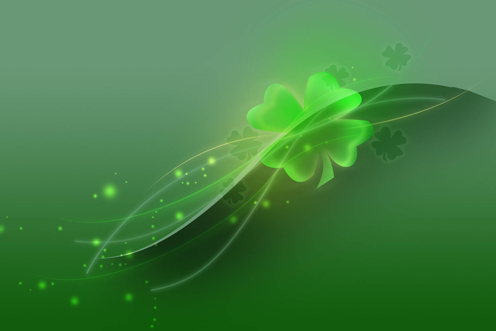 1920x1280 Download free Sparkly Clover Art St, Desktop