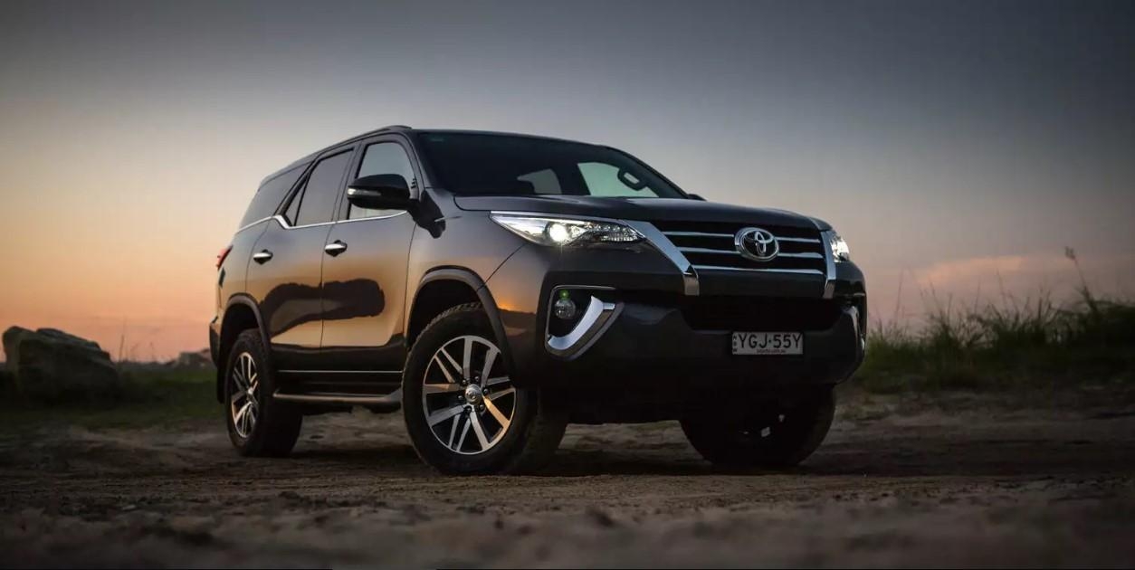 1260x630 Black Fortuner Wallpaper, Dual Screen