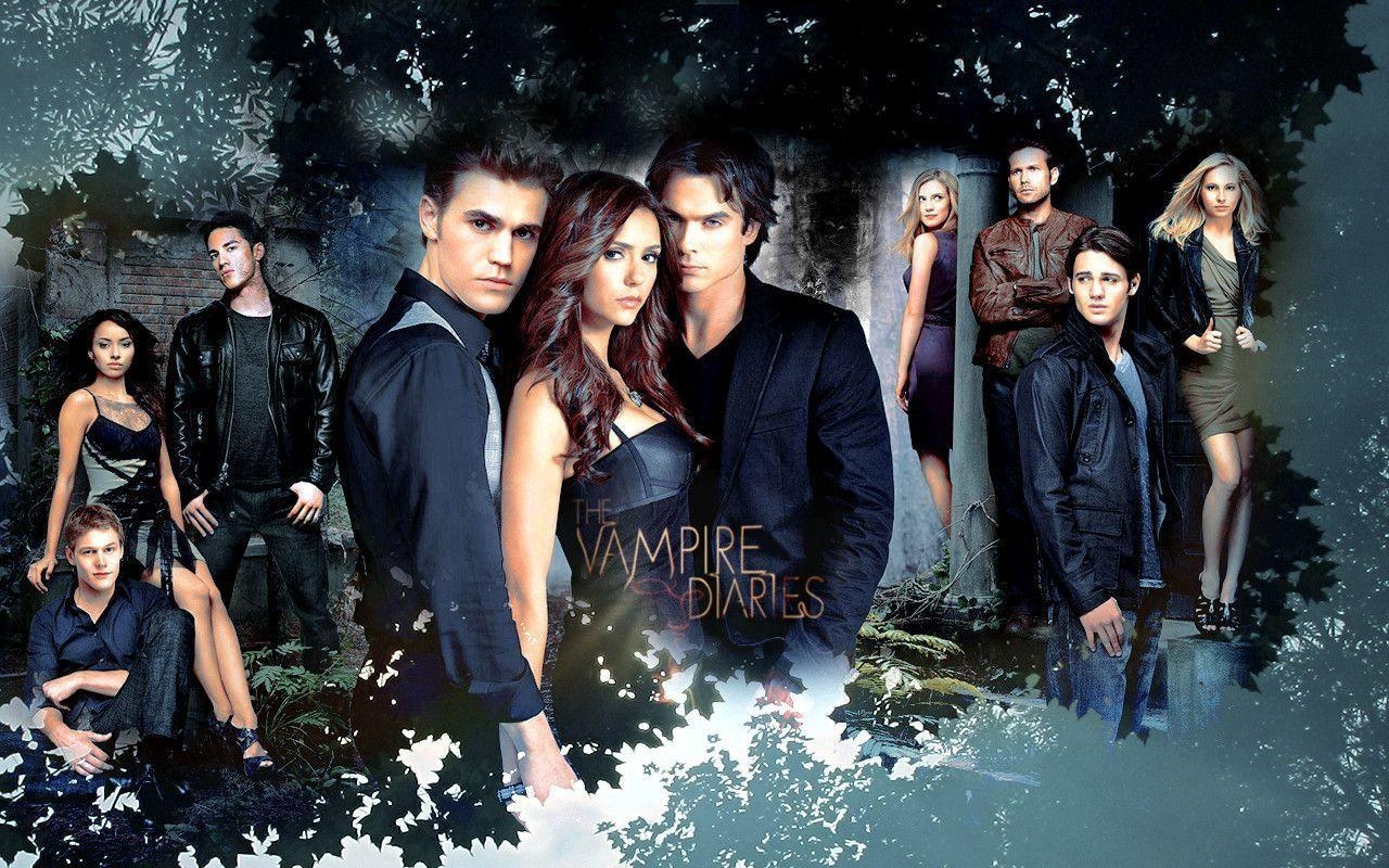 1280x800 TVD Cast Vampire Diaries Actors Wallpaper, Desktop