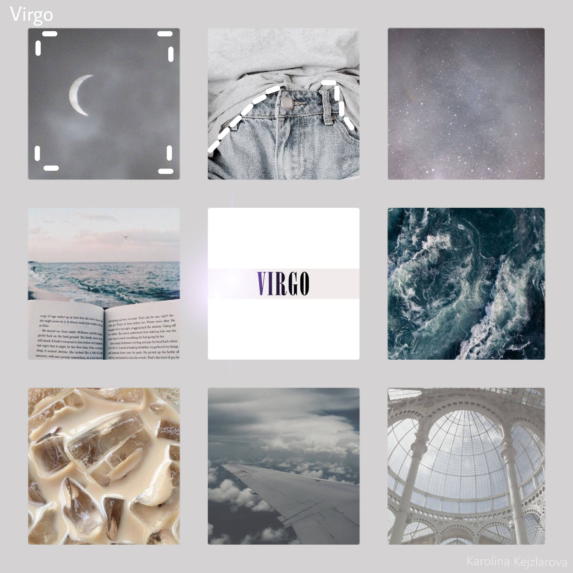 1920x1920 Download Virgo Zodiac Neutral Aesthetic Wallpaper, Phone