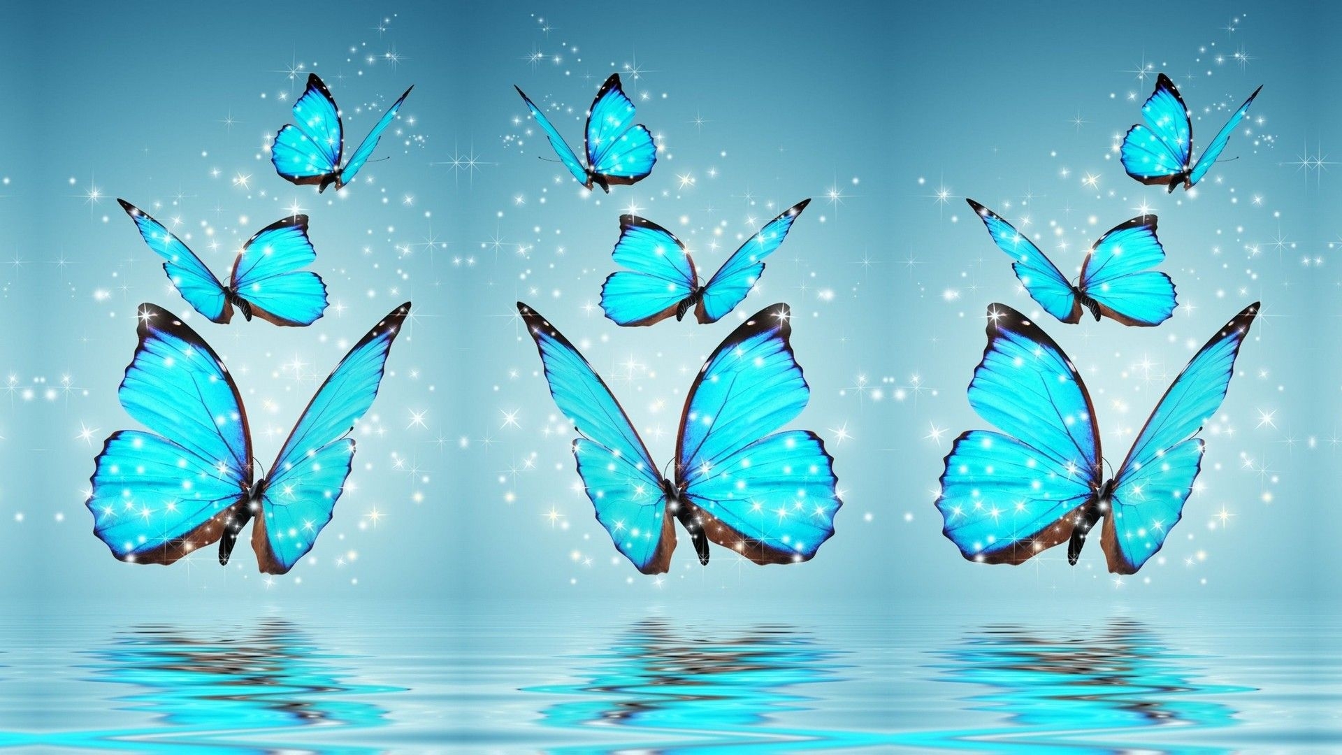 1920x1080 Blue Butterfly Desktop Background HD Cute Wallpaper, Desktop