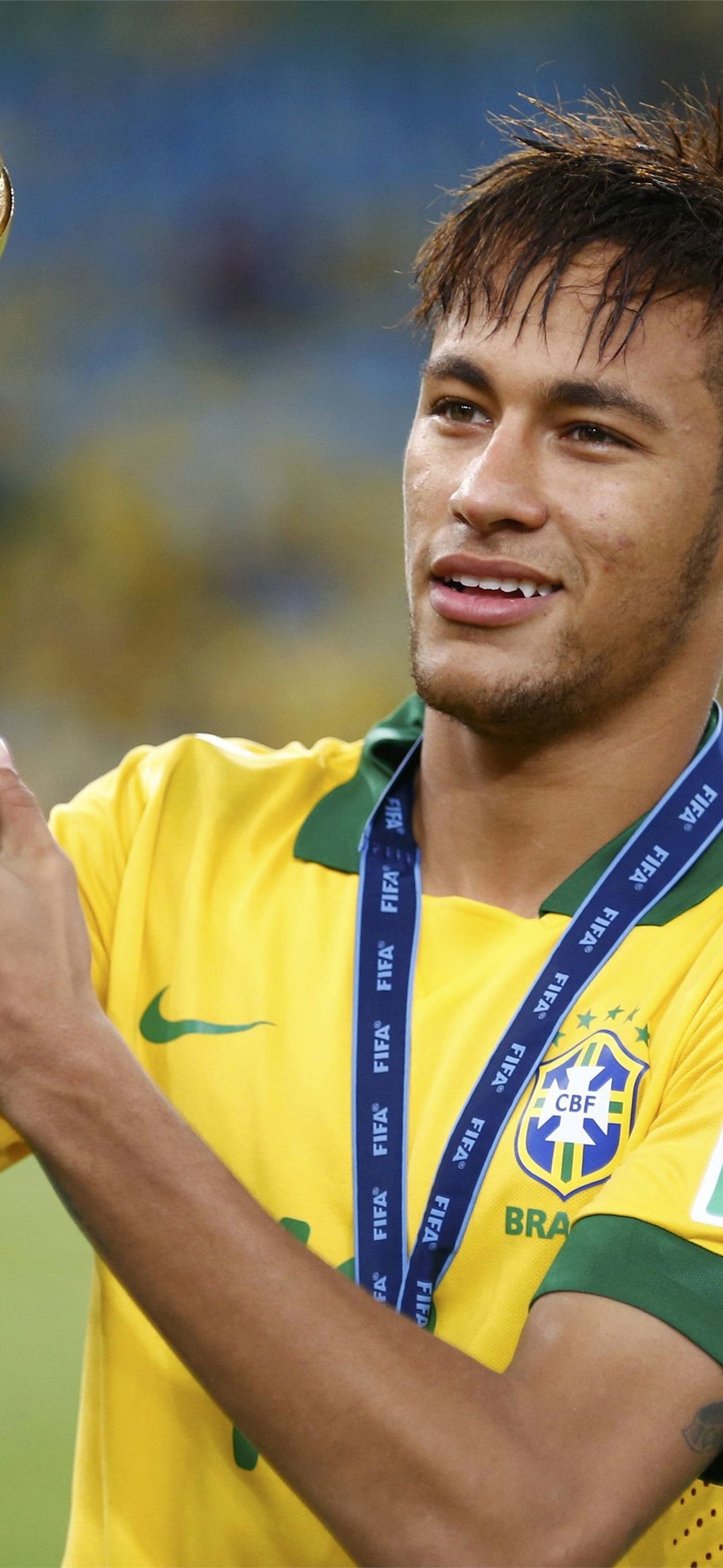 1130x2440 Neymar Jr Brazil iPhone X Wallpaper Free Download, Phone