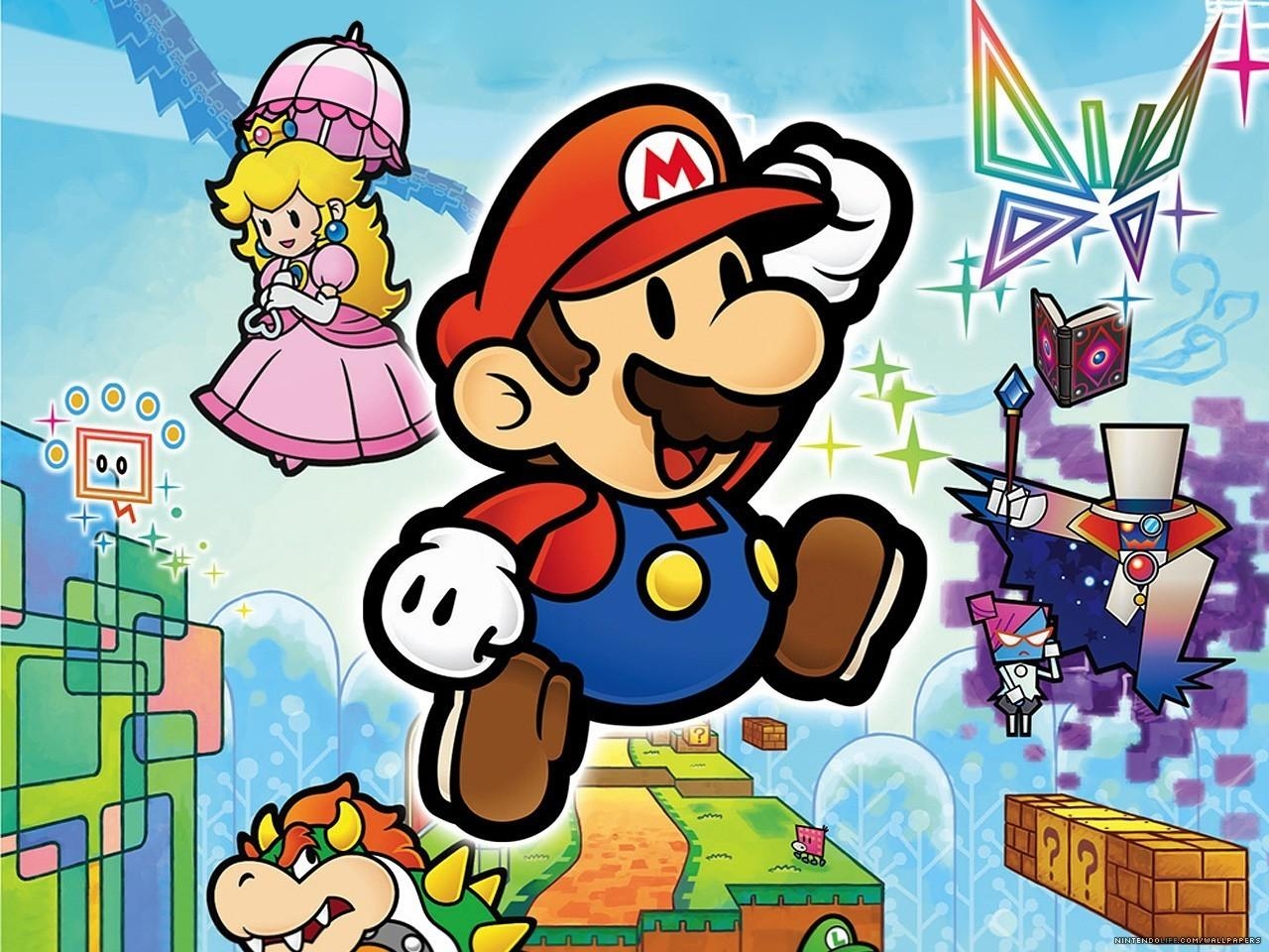 1280x960 Super Paper Mario Mario Bros. Wallpaper 5431964, Desktop