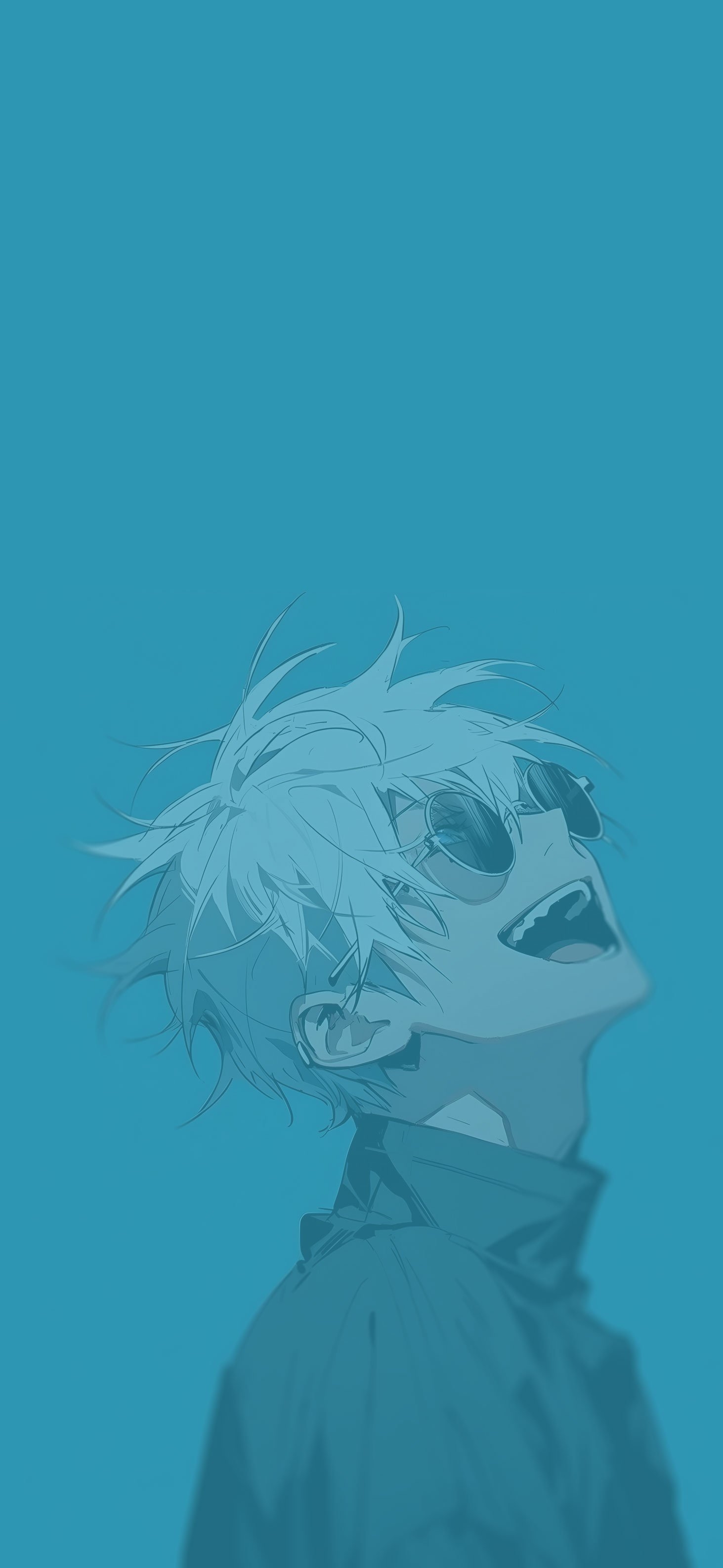 1470x3180 Jujutsu Kaisen Satoru Gojo Blue, Phone