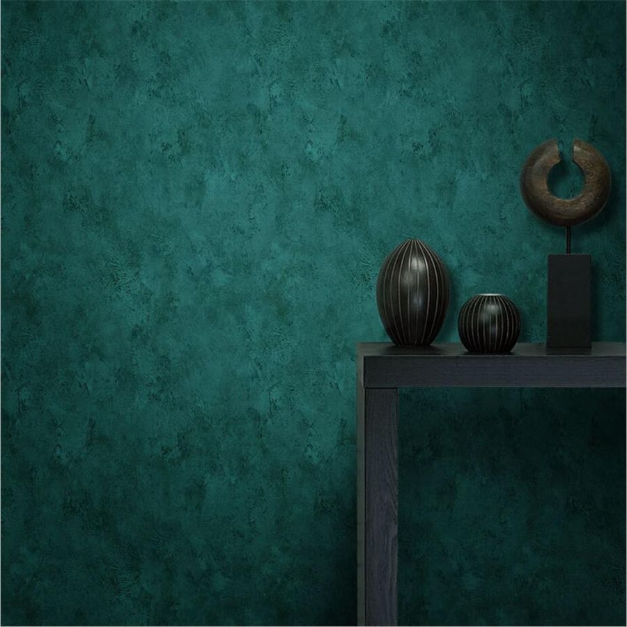 900x900 Beibehang Peacock Green Wallpaper Mottled Emerald Pure Pigment Retro American European Style Wallpaper Bedroom Living Room Обои. 3D Wallpaper. non Woven Wallpaperwallpaper American, Phone