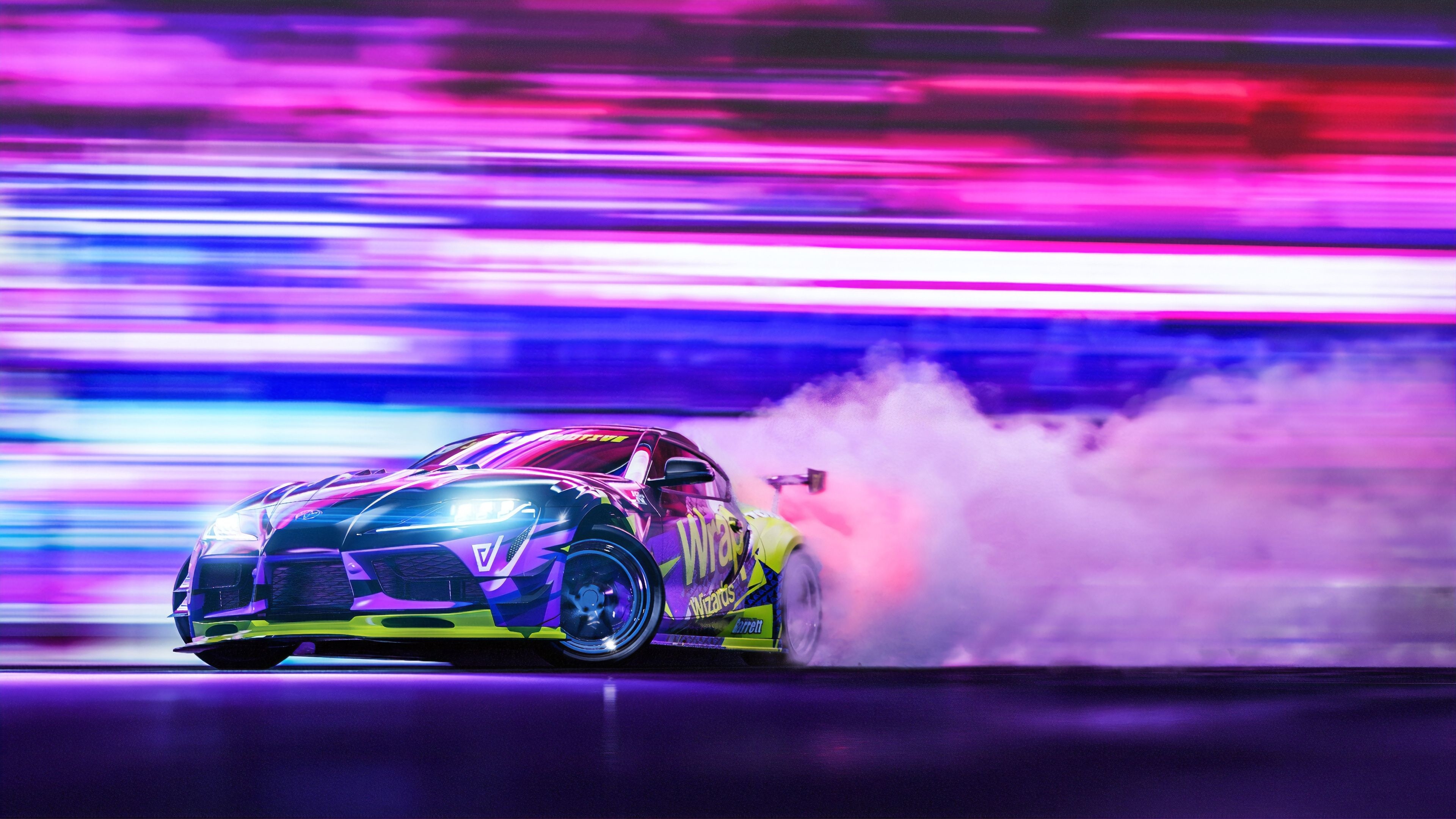 3840x2160 Cool Drift Cars Wallpaper, Desktop