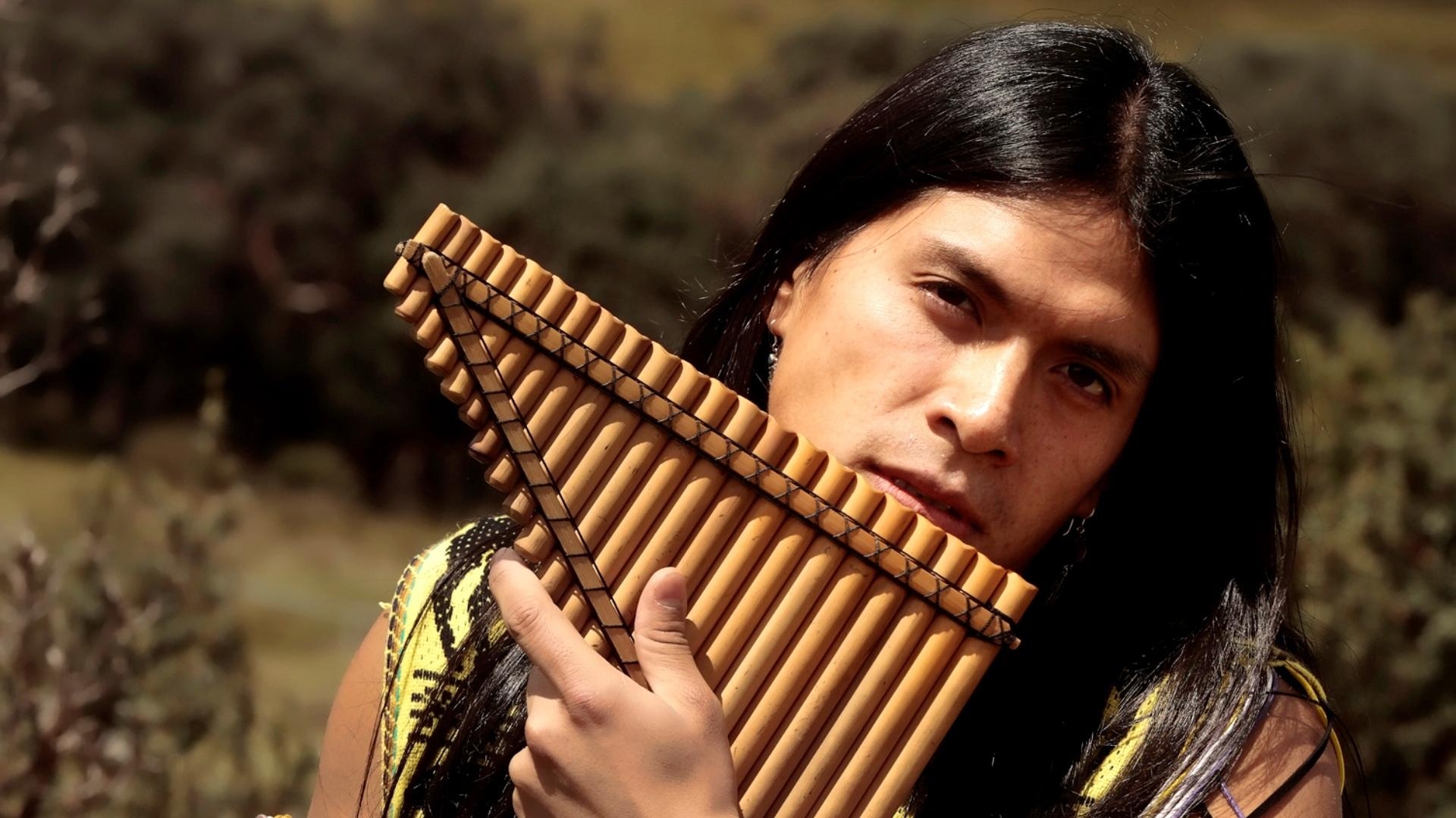 1920x1080 Download wallpaper  leo rojas, man, hair, instrument, Desktop