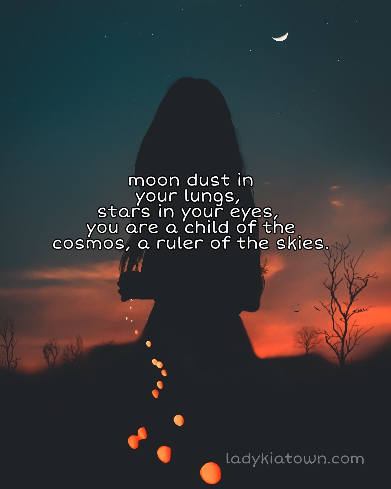 1280x1600 Beautiful Moon Quotes For Everyone Who Fell In Love With The Moon / Selenophile, Phone