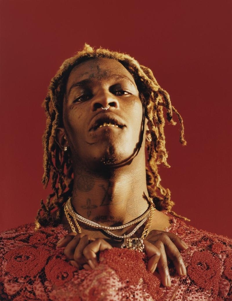 800x1040 Young Thug Wears Dress on &;Dazed&; Magazine Cover, Phone